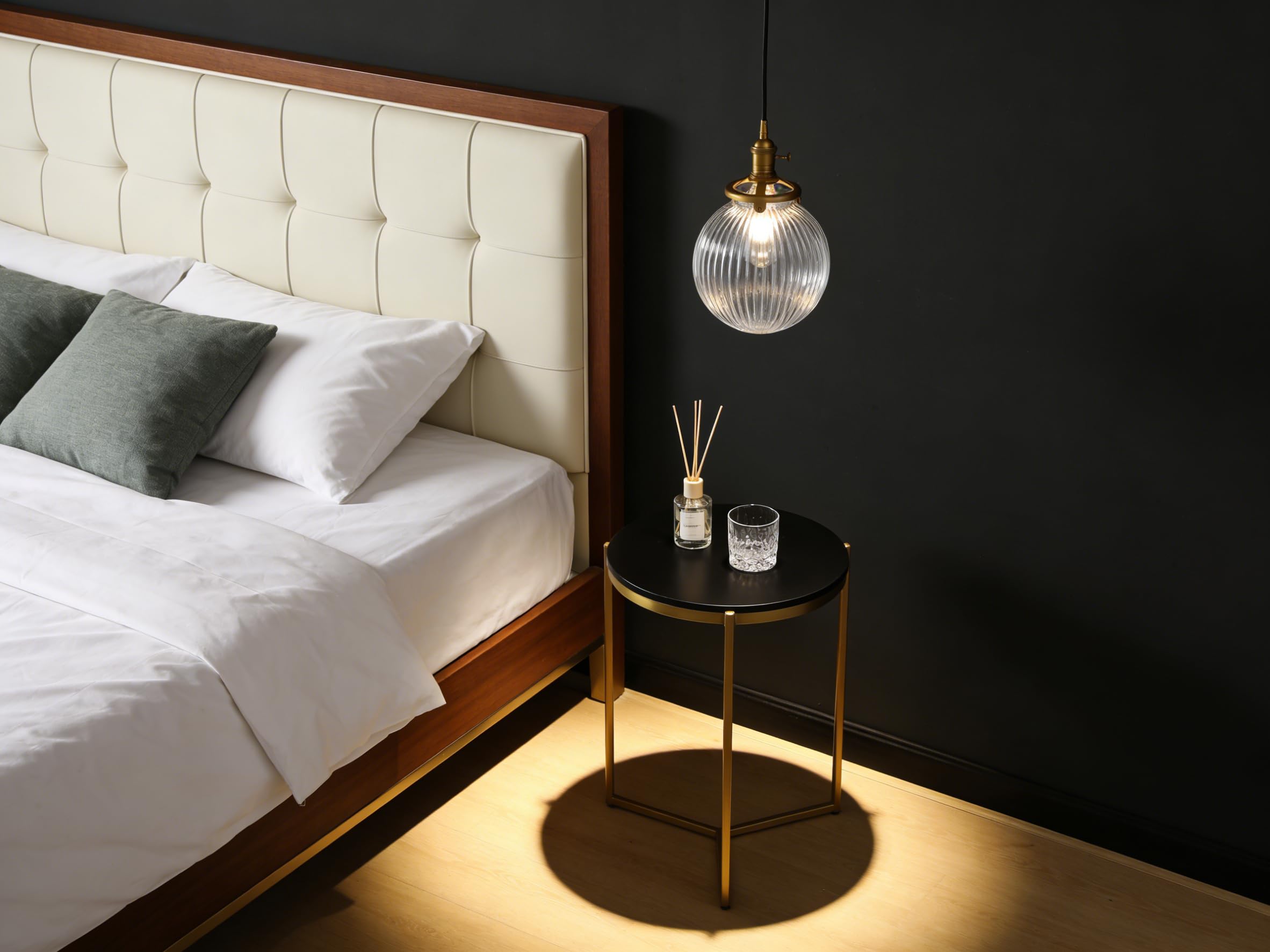 Yosoan Pendelleuchte geriffelte Klarglas Deckenleuchte Hängelampe Loft Kronleuchter Industrie Loft-Pendelleuchte Pendellampe Innenleuchte für Küche/Esszimmer/Schlafzimmer/Café/Bar/Club (antike Farbe)