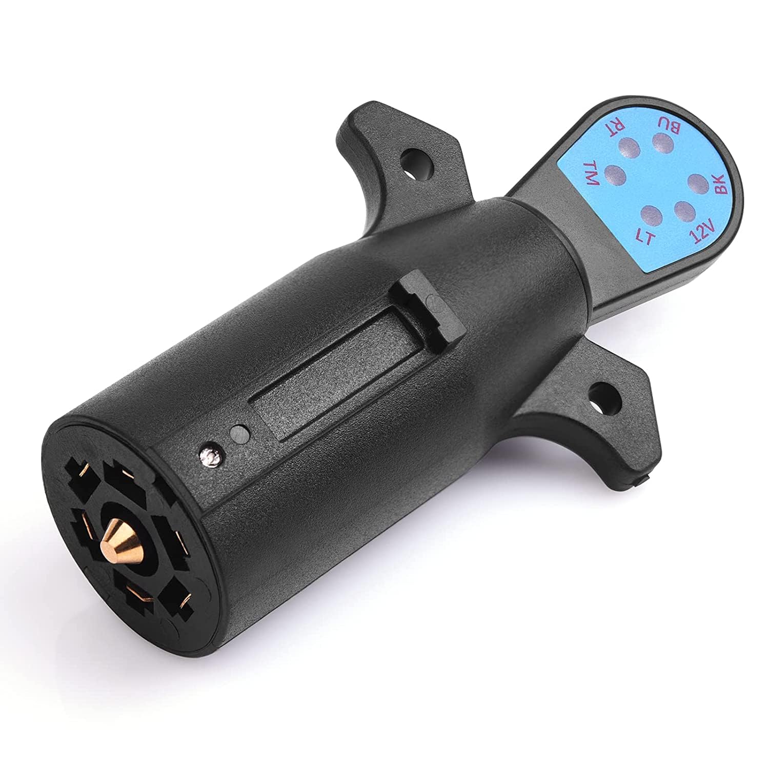 7 Way Blade Trailer Connector Tester Wiring Socket Plug