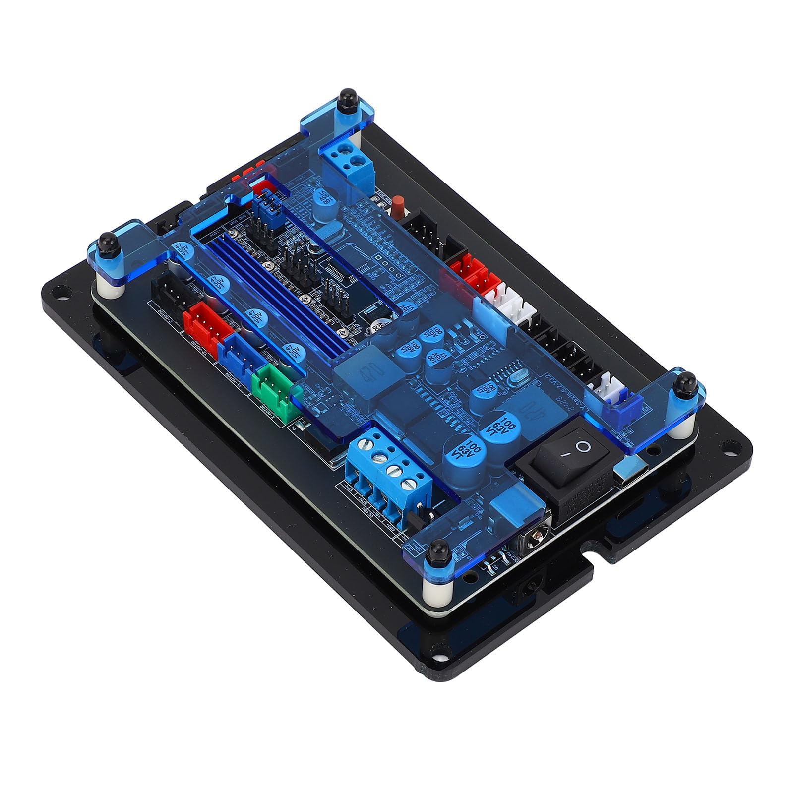 Carte Contrôleur GRBL 3 Axes, Moteur Pas à Pas 32 Bits, Carte de Pilote pour le Travail du Bois, Routeur CNC DC12-48V