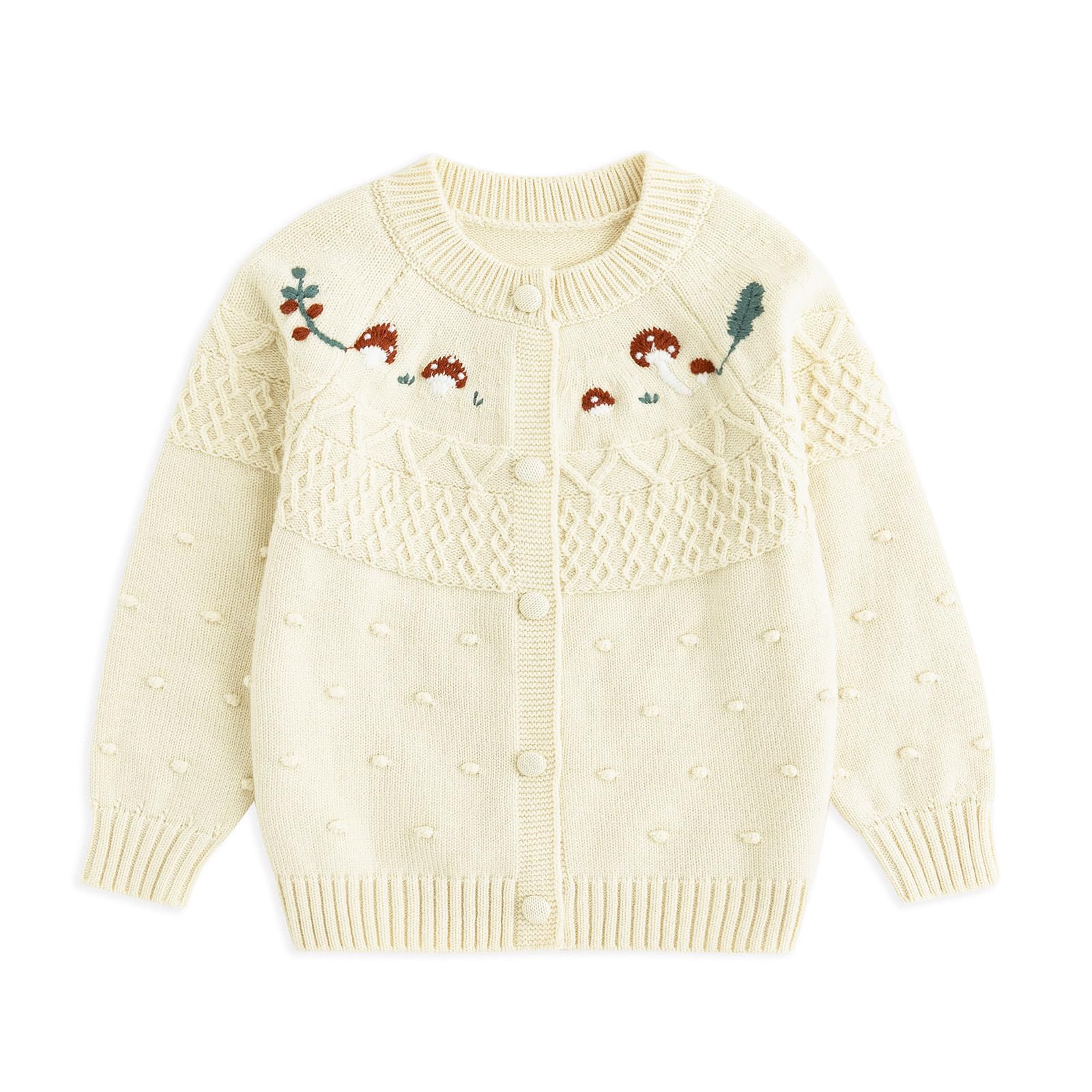 Simplee kids Toddler Girls Knit Cardigan Sweater