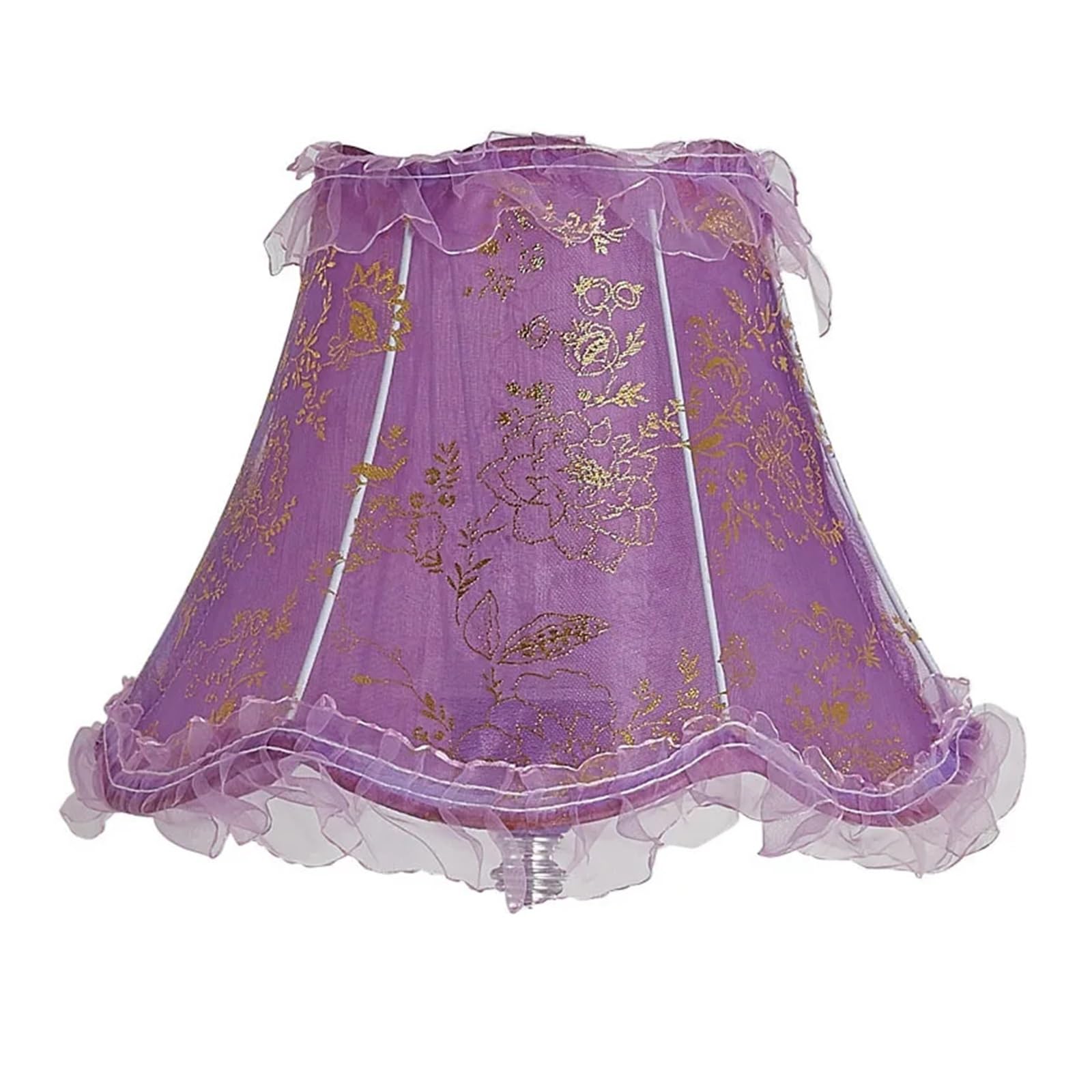 HKYBCF Lamp Shade Lampshade for Table Lamp Living Room Bedroom Bedside Retro Holder Universal Lampcovers for Bedroom(Purple)