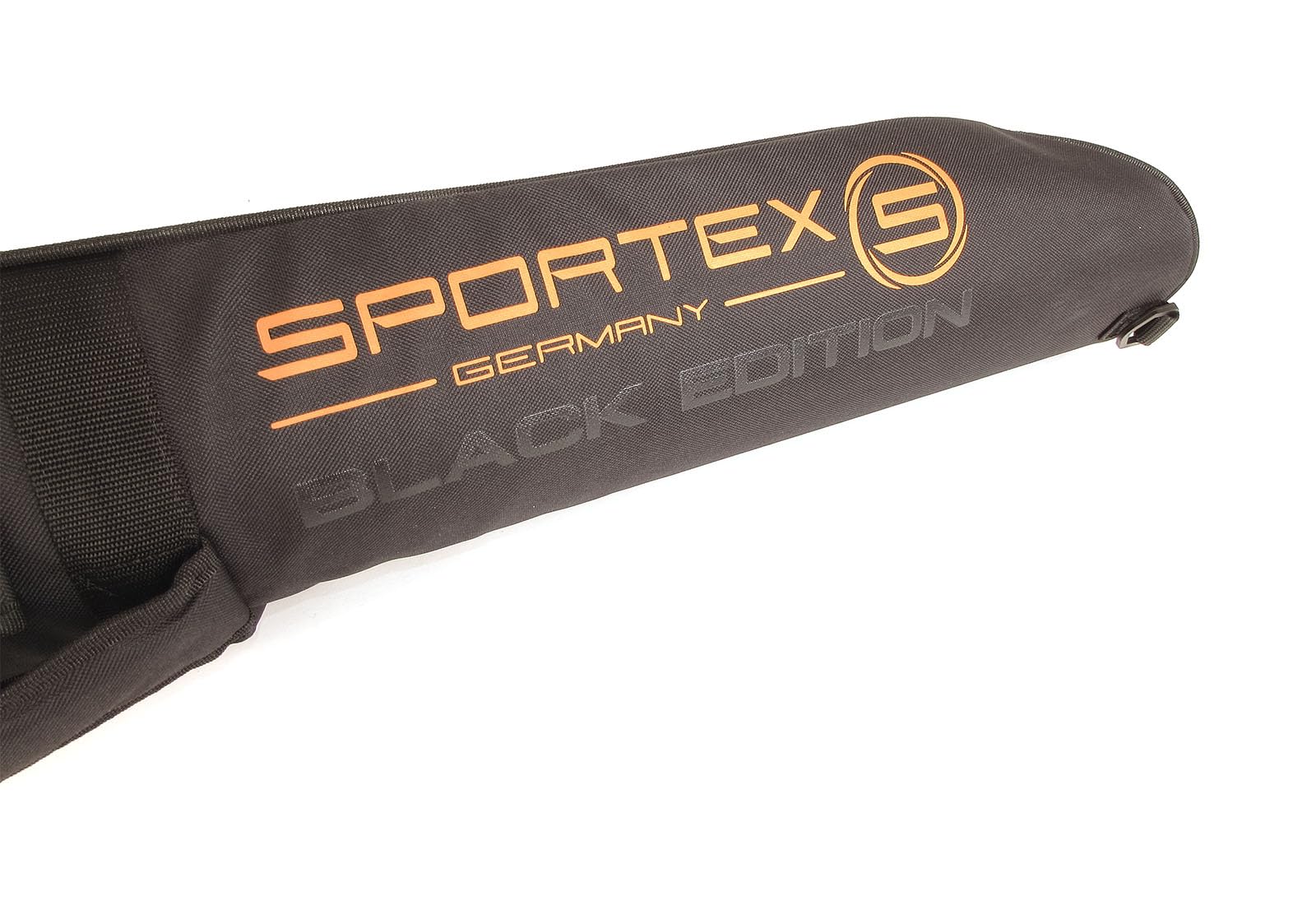 Sportex Super Safe Rutentasche Black Edition 2 oder 3 Fächer Rutenfutteral Angeltasche Rod Case für montierte Ruten Verschiedene Längen
