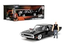 Jada Fast & Furious 1:24 Dom's Dodge Charger Die-cast Car & 2.75
