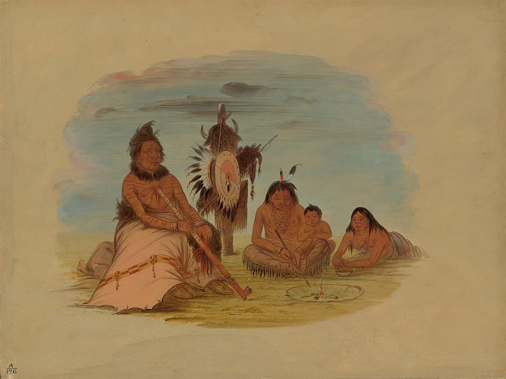 Affiche impression prints toile George Catlin décoration salon - 5