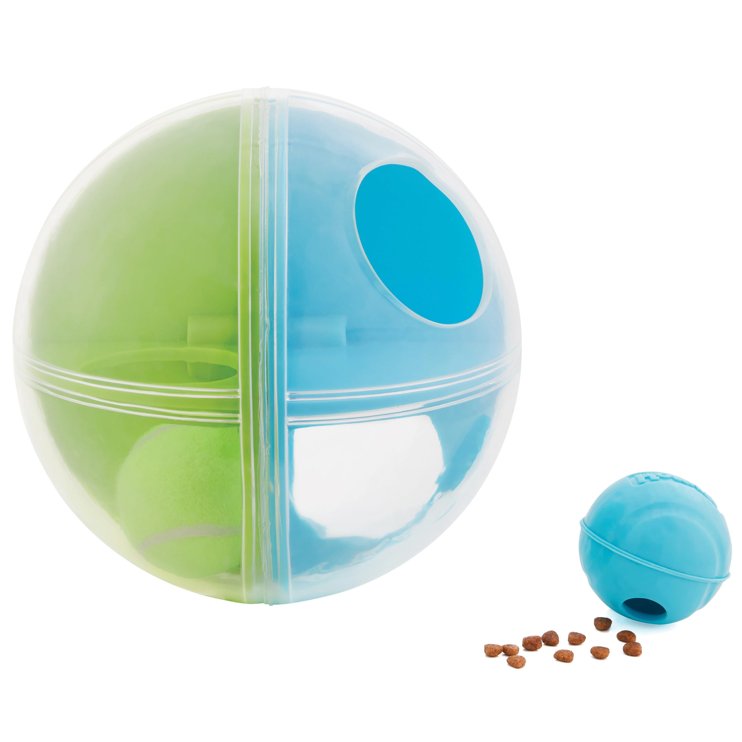 Outward Hound by Nina Ottosson A-Maze Ball Dog Treat Puzzle Ball, Level 2 Intermediate, Green