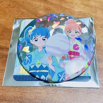ひろがるスカイ！プリキュア 虹ヶ丘ましろ 浴衣 テレ朝 缶バッジ