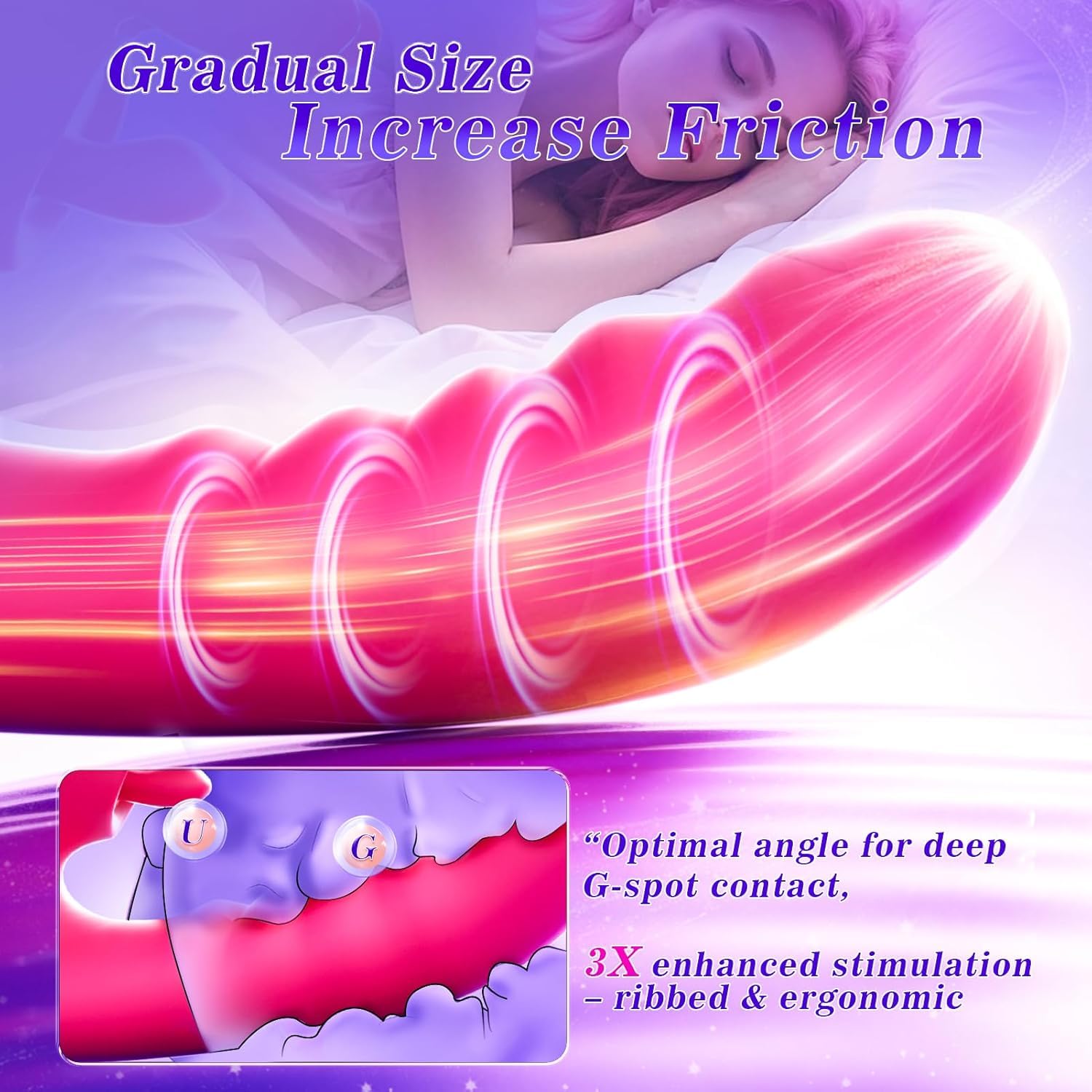 Vibratore Rabbit, Vibratoreper Donna Professionale con AI, Tripla Stimolatore per Clitoride con 12 Modalità Sexytoysys Donna Coppia Vibratoriper Donne Sex Toys Sessuali, 23cm Vibrator Sextoys