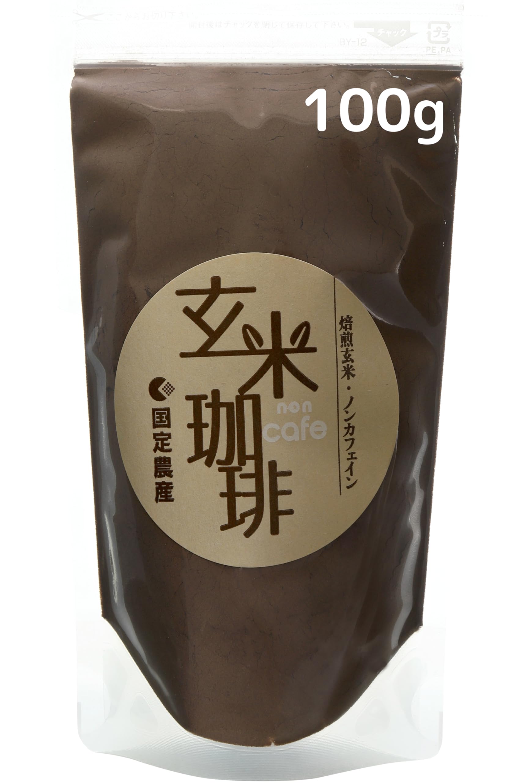 Amazon.co.jp: 国定農産 玄米珈琲 100g ノンカフェイン 国産 焙