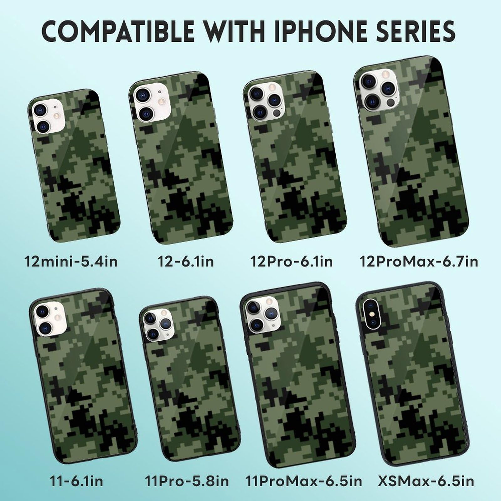 Amazon.co.jp: 迷彩柄 カモフラージュ (8) スマホケース iPhone 7P/8P