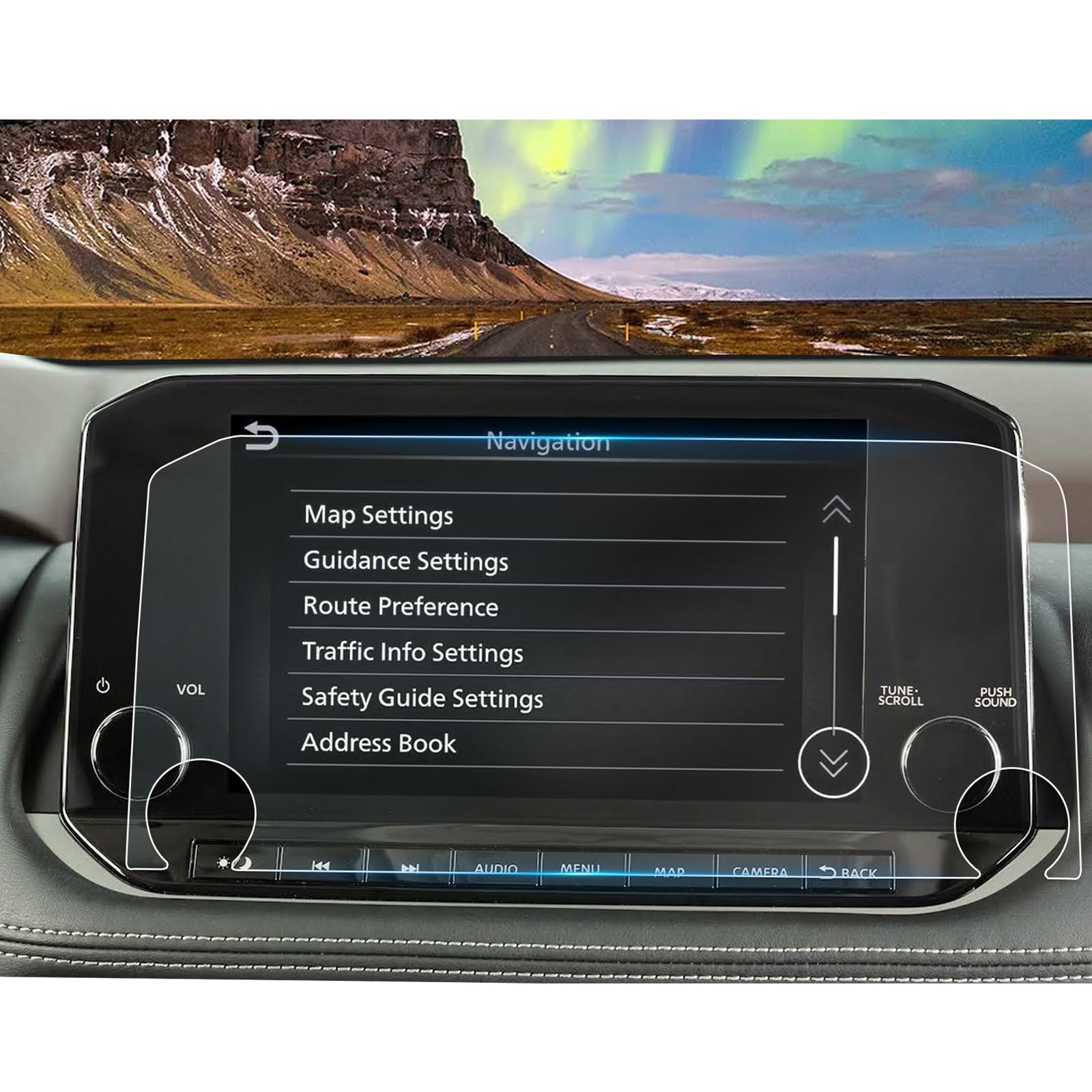 2025 Pathfinder Screen Protector Anti Glare 8'' for 2022 2023 2024 2025 Nissan Pathfinder (S, SV, Rock Creek) Infotainment Touchscreen Cover Screen