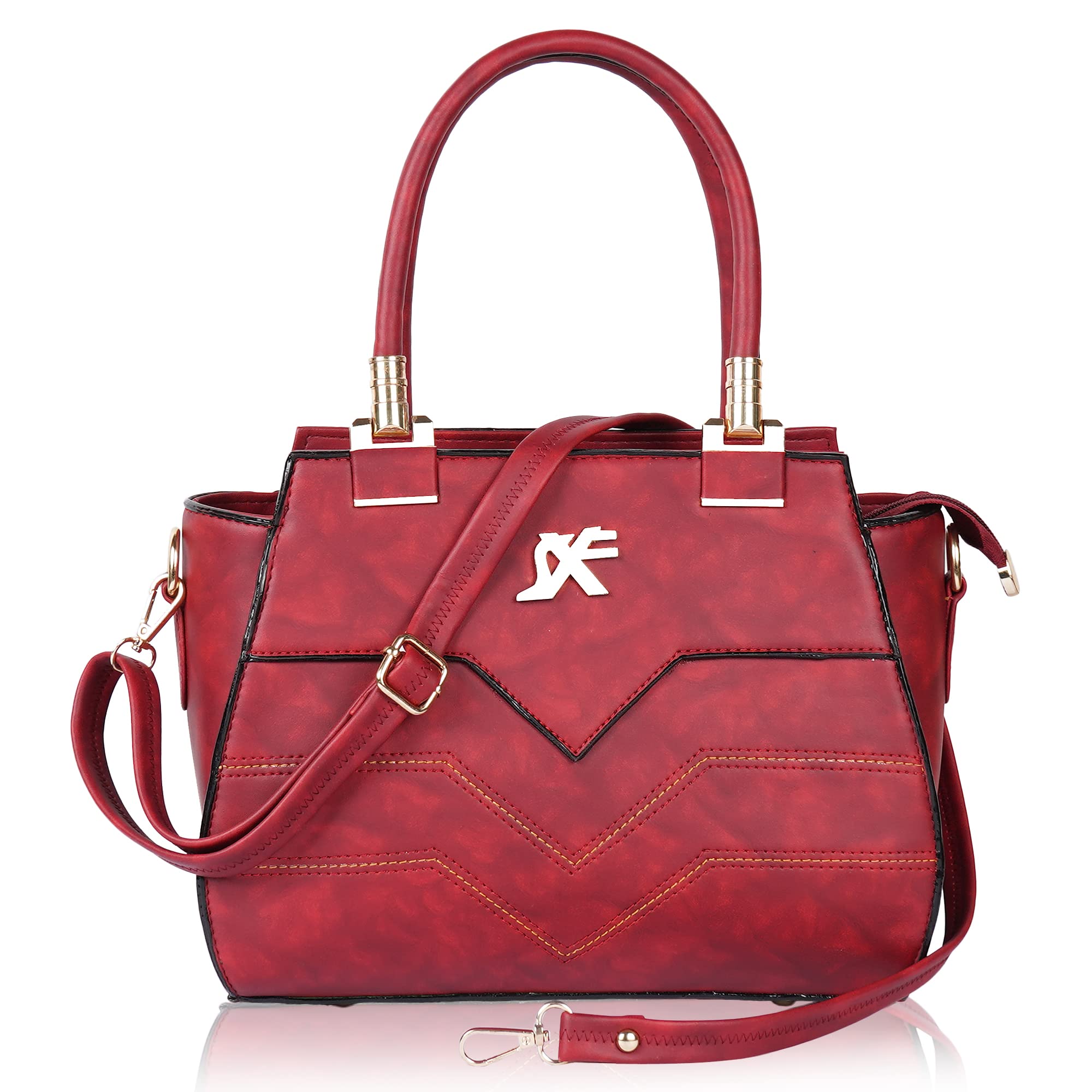 Speed X Fashion Womens Handbag (Maroon) (B09P651TDX) Amazon Price History, Amazon Price Tracker