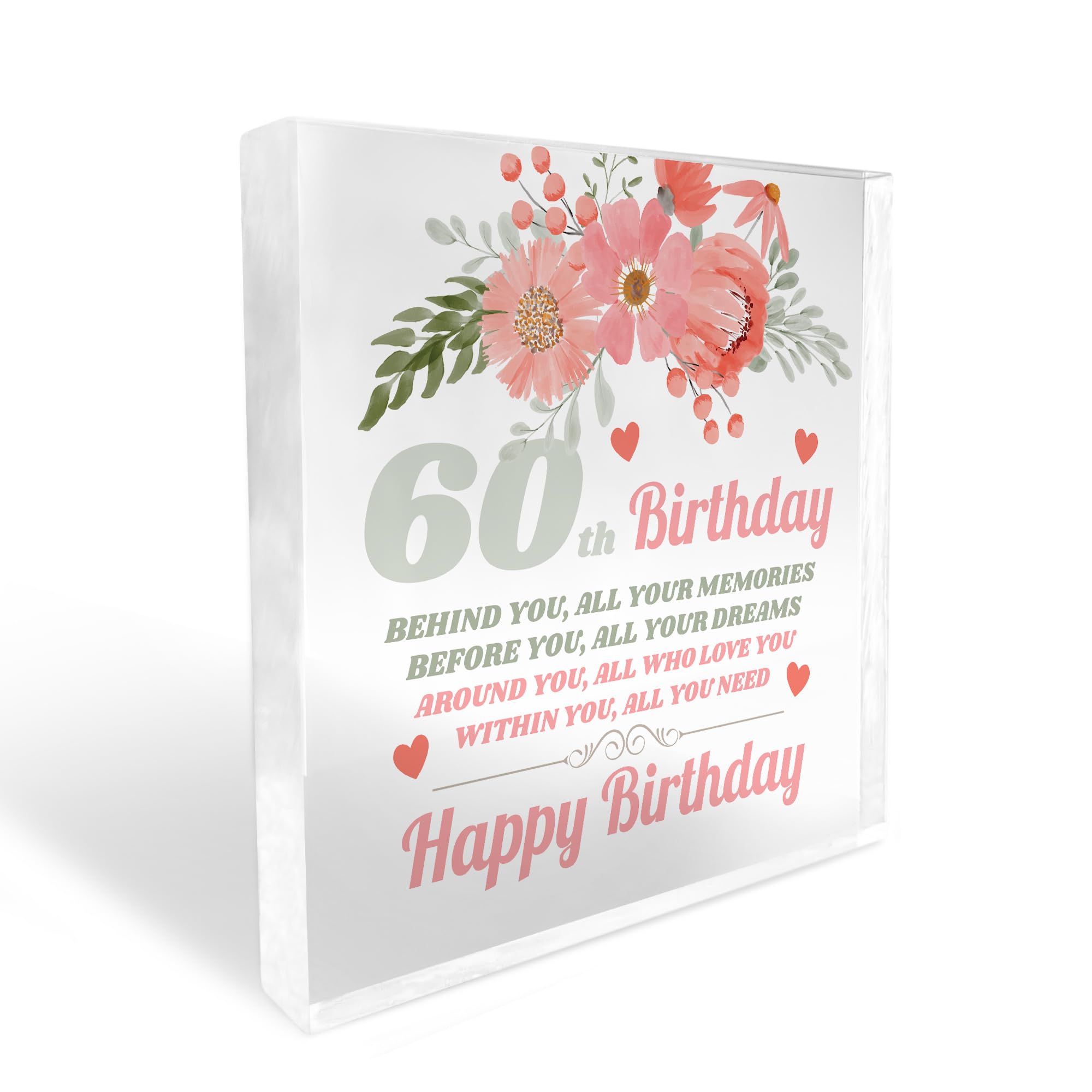 Red Ocean Personalised Birthday Gift For Women Her Mum Nan Auntie Sister Daughter 21st 30th 40th 50th 60th Birthday Gifts For Women Special Birthday Gift Keepsake