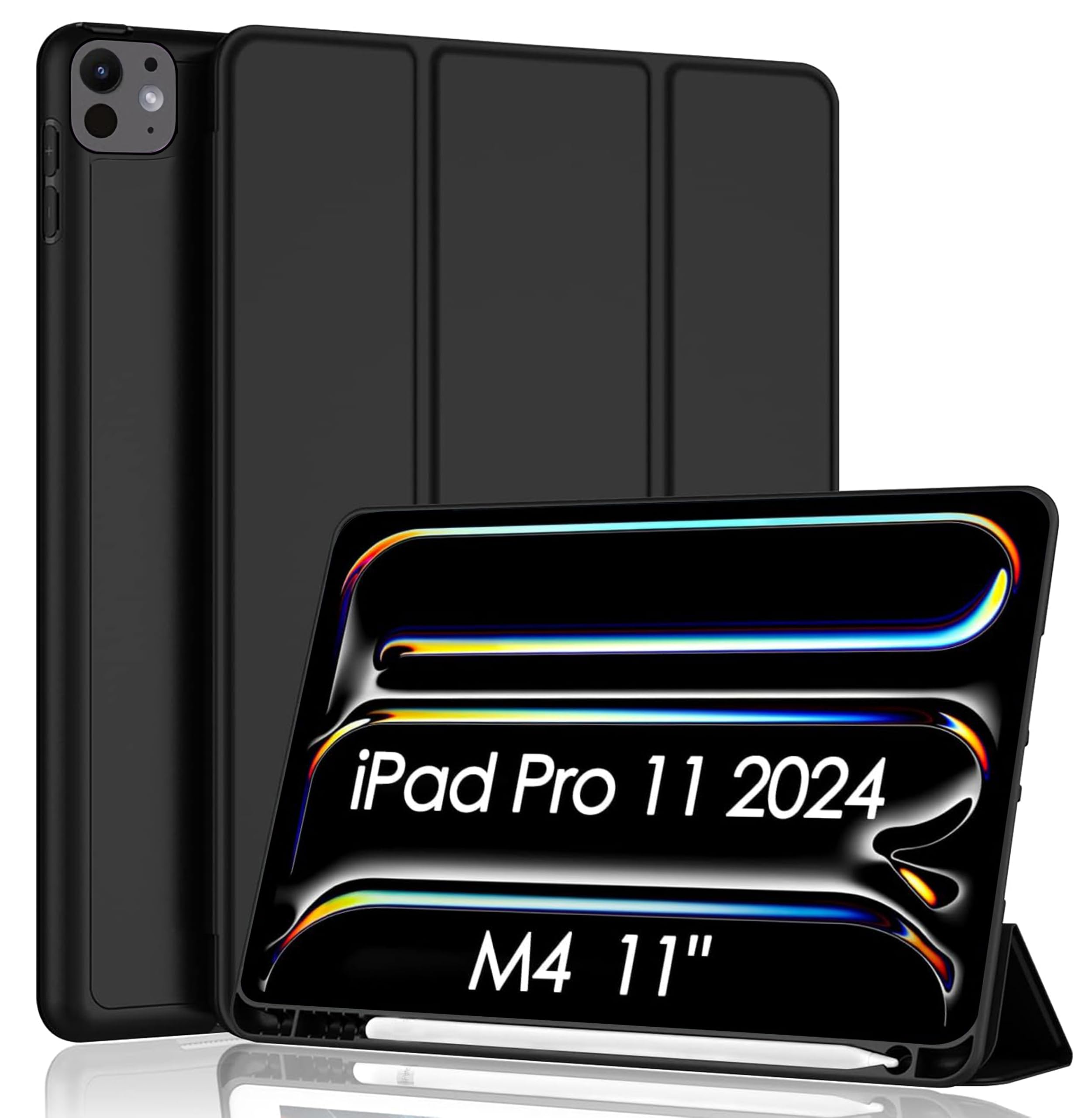 TGK Trifold Flip Cover Case for iPad Pro 11 Inch M5 2025/M4 2024
