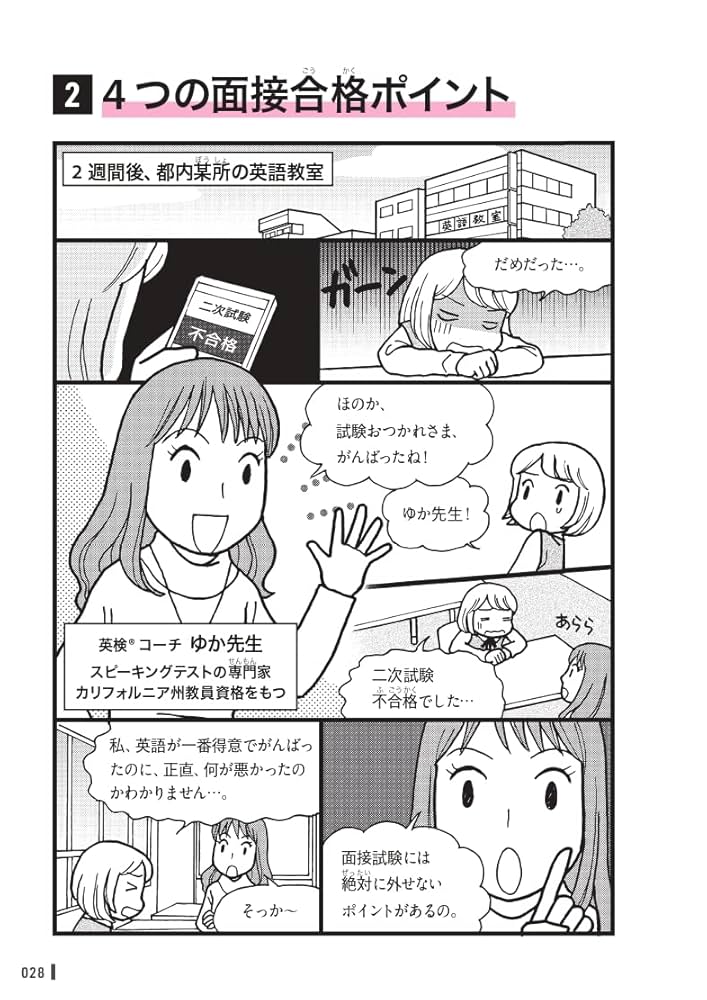 マンガで合格のこつがわかる 英検®2級 二次試験・面接 完全対策