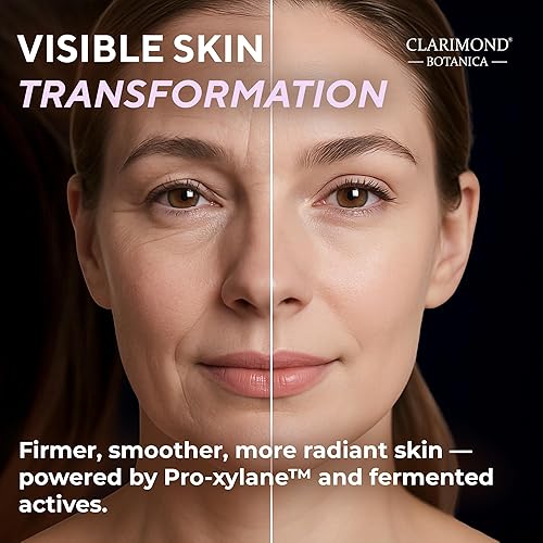 Miniatura 5 de CLARIMOND BOTANICA Crema Hidratante Retinal Crema de Noche para Mujeres con Péptidos Fermentados, Enzimas Solubles y Pro-Xilano - Hidratante,