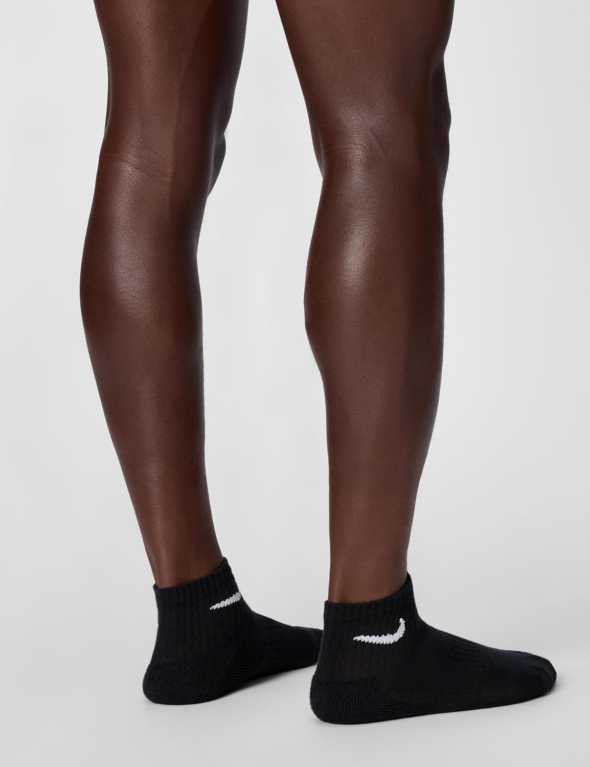 Nike Unisex Everyday Cushioned Training Ankle Socks (3 Pairs), Black/White, Large - Image 3