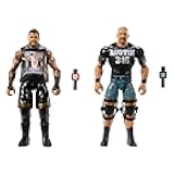 WWE Main Event Championship Showdown 2-Pack Action Figures & Accessory, Series #20 “Stone Cold” Steve Austin vs Kevin Owens Collectible Set