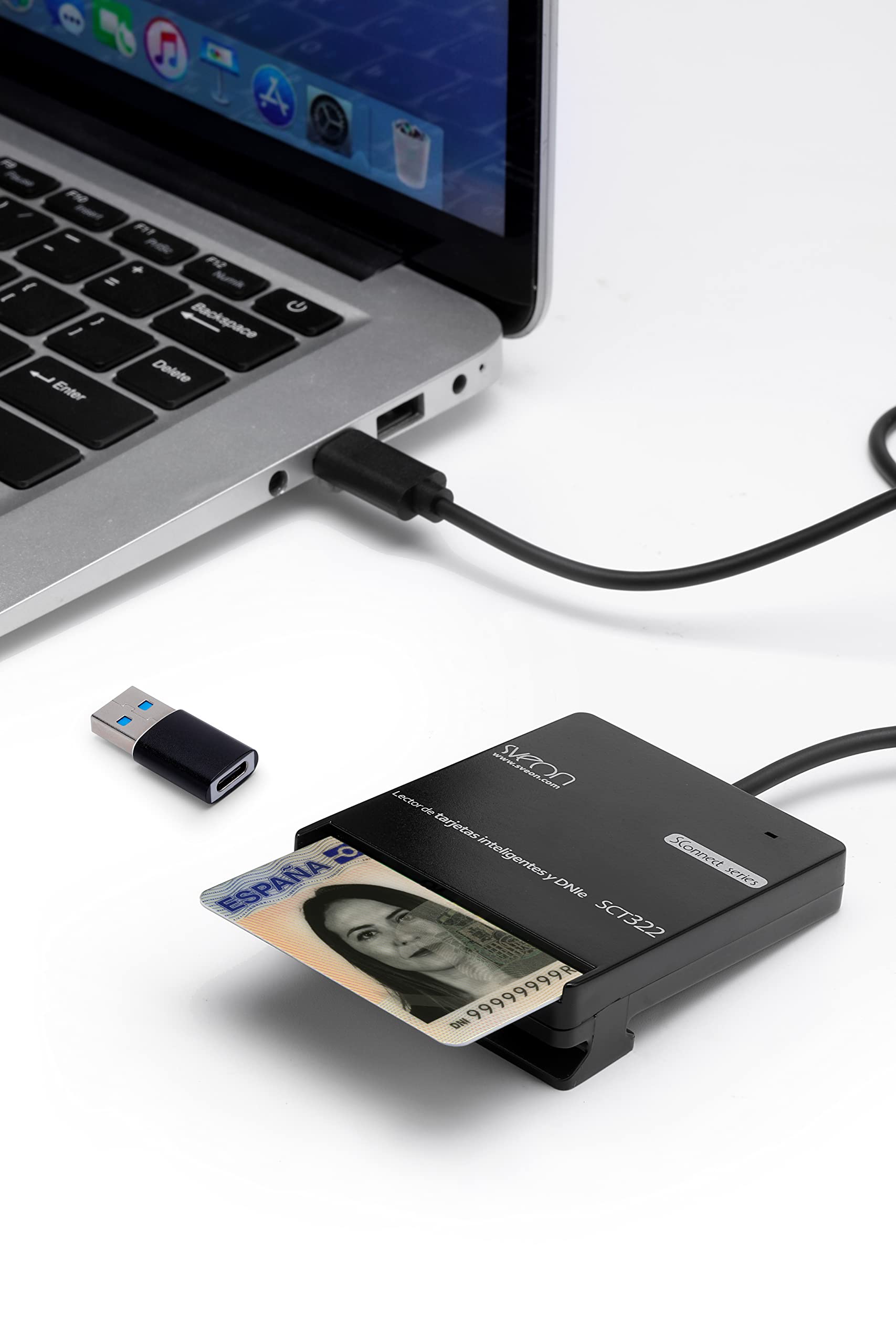 Sveon SCT322 lettore di card readers Interno Nero