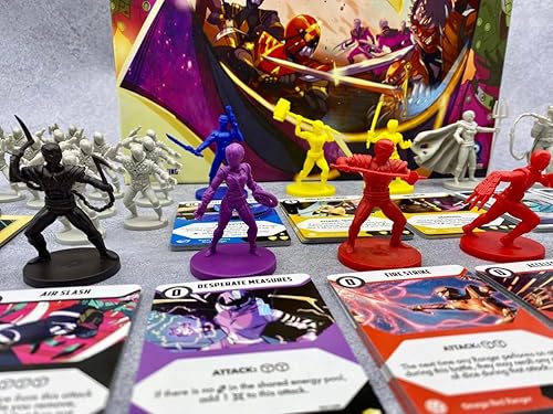 Miniatura 4 de Renegade Game Studios Power Rangers: Heroes of The Grid Rangers United Expansion, 2-5 jugadores, mayores de 14 años, tiempo de juego 45-60 minutos