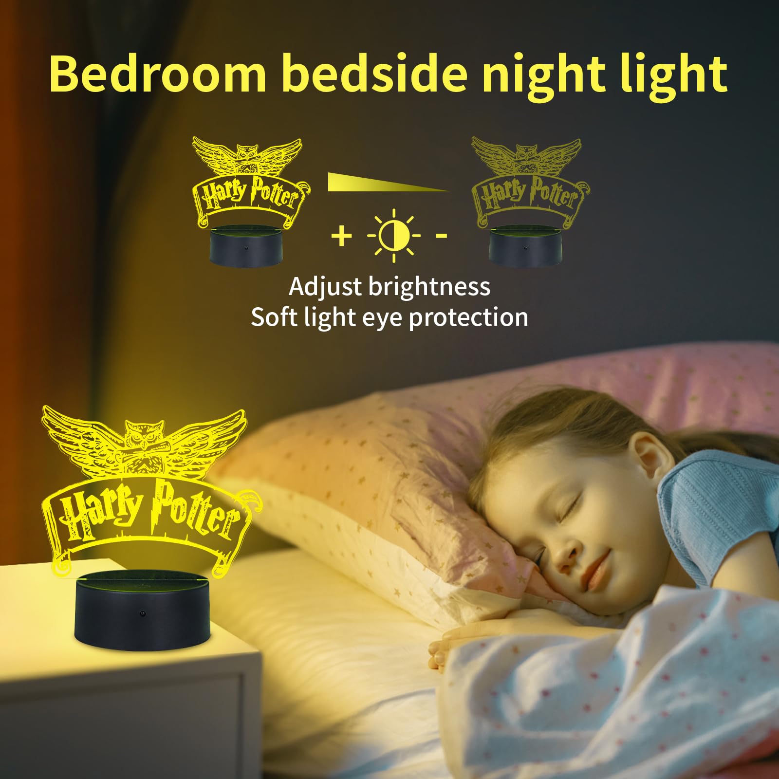 Lampada LED 3D Cavallo Con Illusione Ottica - Luce Notturna 7 Colori Touch, Base USB, Regalo Decorativo - 3