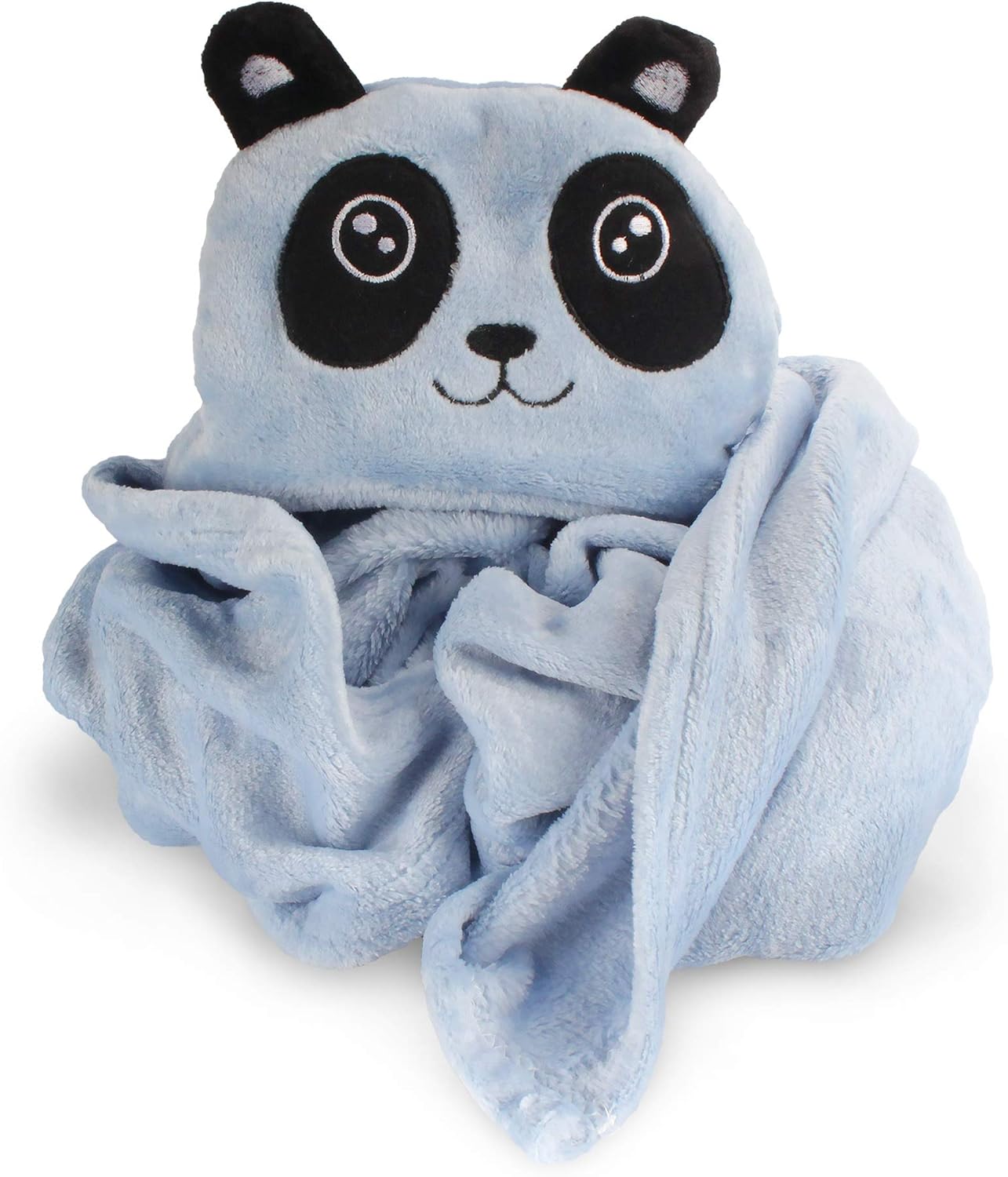 BambooMN Super Soft Hooded Baby Bath Animal Towels - Cute Nursery Essentials Ages Newborn to Toddler - For Girls/Boys
