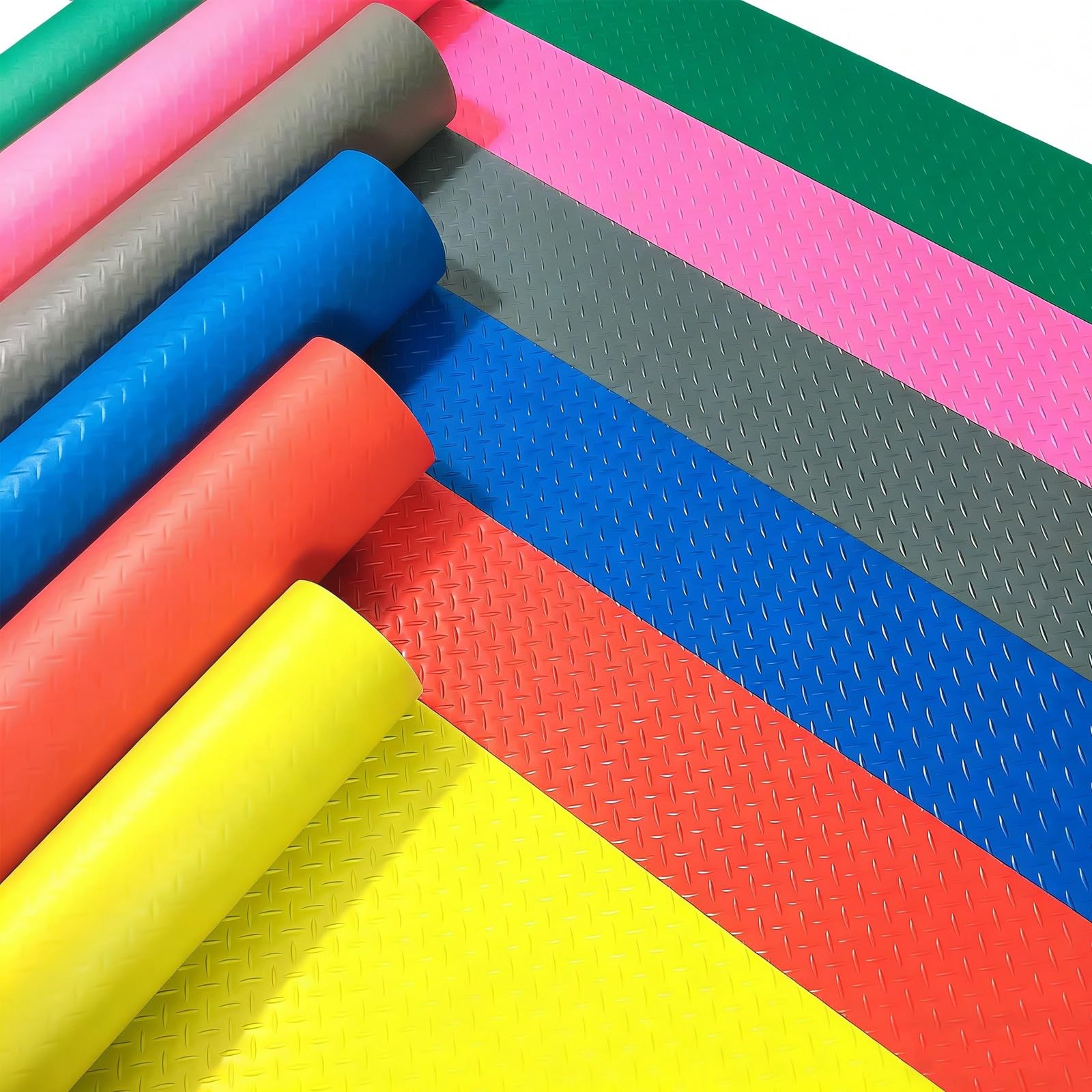 Tapis en caoutchouc garage bleu 1.2x2m imperméable