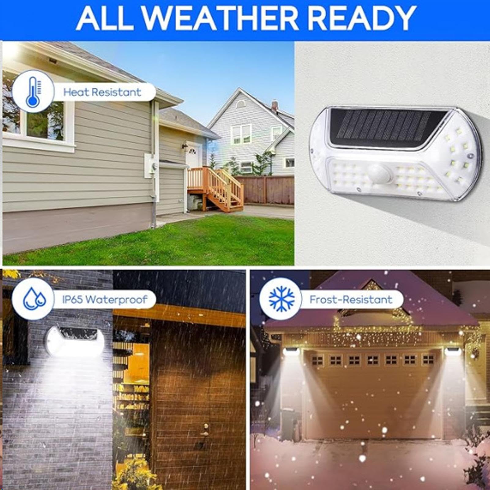 Wodoodporne solarne światła zewnętrzne, energooszczędna lampa ścieżkowa, trwała latarnia, ogród, , patio, krajobraz, podwórko, dekoracja, oprawy oświetleniowe dla bezpieczeństwa w nocy, 19 x
