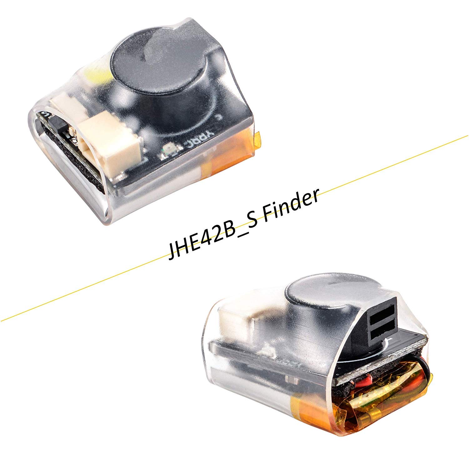 ICQUANZX RC-signaalverlies zoemer-tracker, led-lichtzoeker, 110 dB