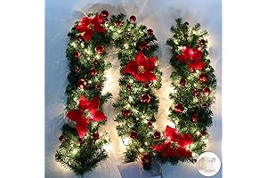 Hiixhc Christmas Illuminate Garland: The Perfect Festive Decoration