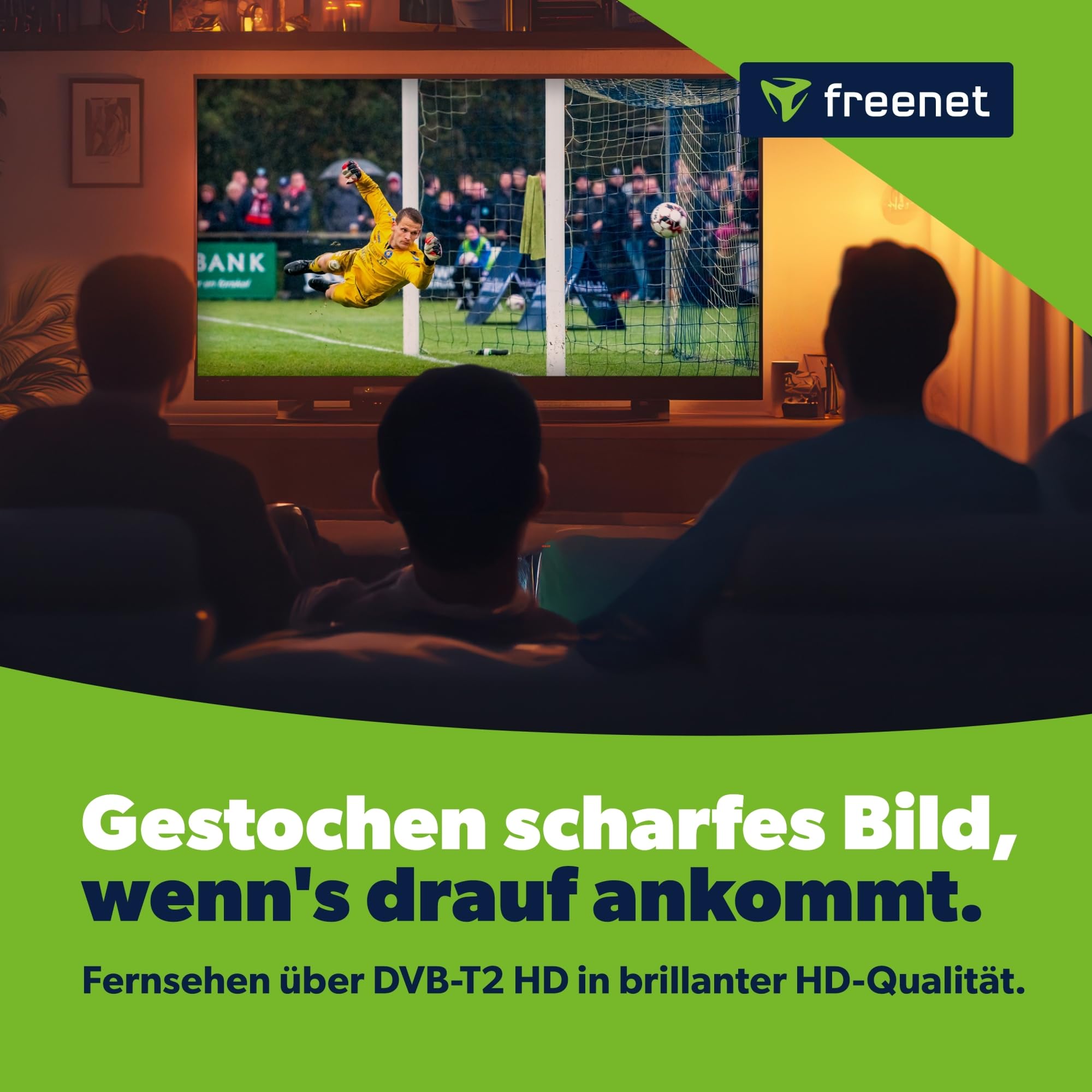 Freenet TV CI+ 2.0 USB Stick DVB-T2 HD, 1 Monat freenet TV inklusive, USB-TV-Empfang für kompatible Geräte, Antennenfernsehen in Full HD