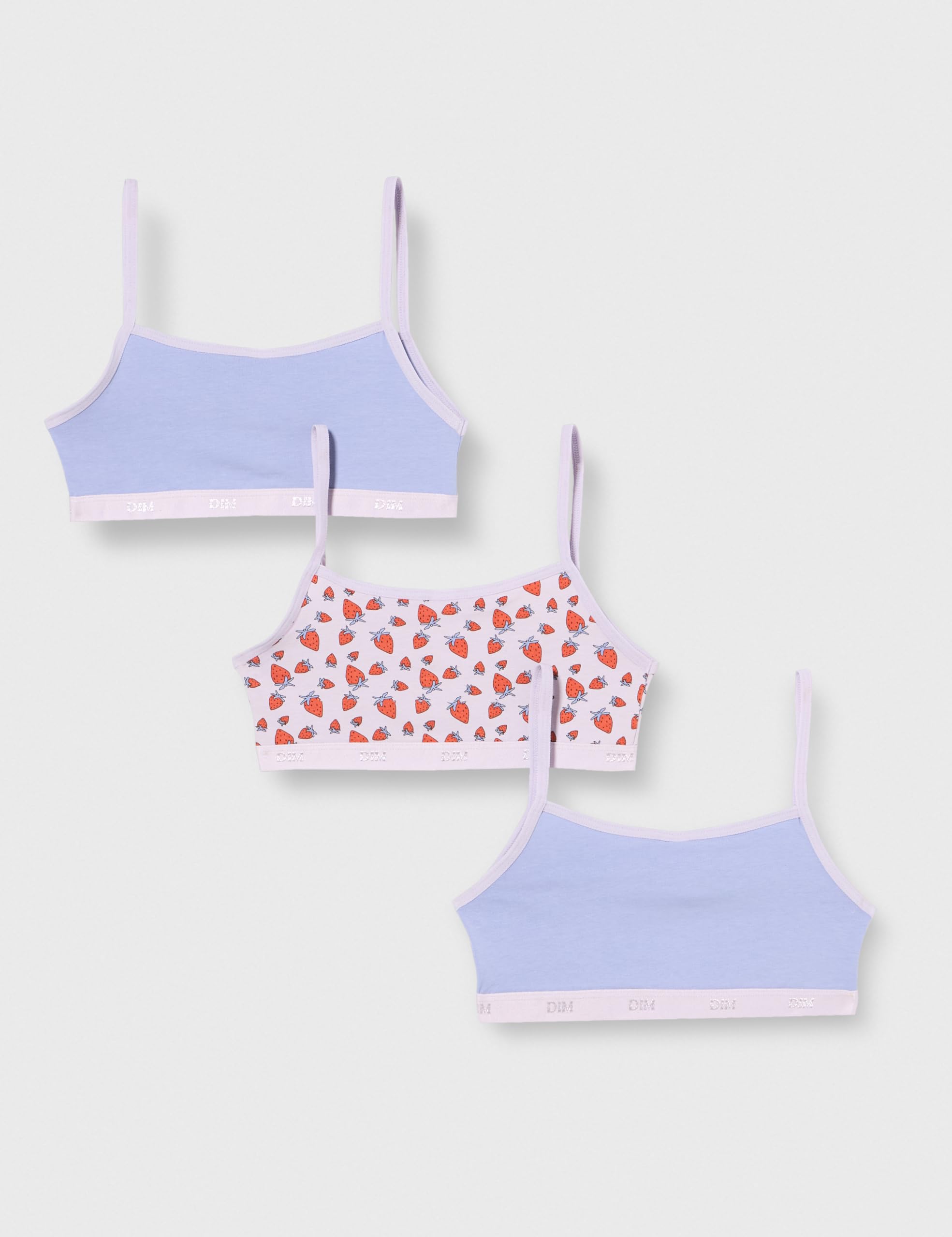 Dim Brassière Fille Les Pockets Coton Brassières x3