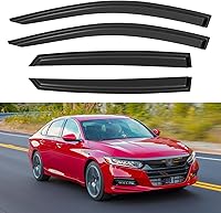 Vista 49 de Visores para ventanas y protectores contra la lluvia para Ford Fusion 2013, 2014, 2015, 2016, 2017, 2018, 2019, 2020, Deflectores de viento