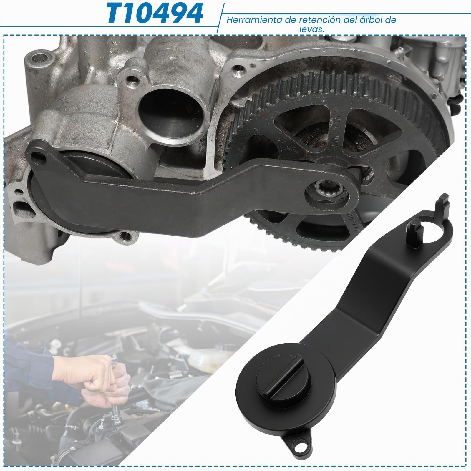 KAOLALI Herramienta de Correa de Distribución para VAG EA211 1.0L 1.2L 1.4L 1.6L FSI TSI TFSI Motor de Gasolina, Herramienta de Ajuste del Motor con Apto para VW Audi A3/Golf VII/Jetta/Seat Leon