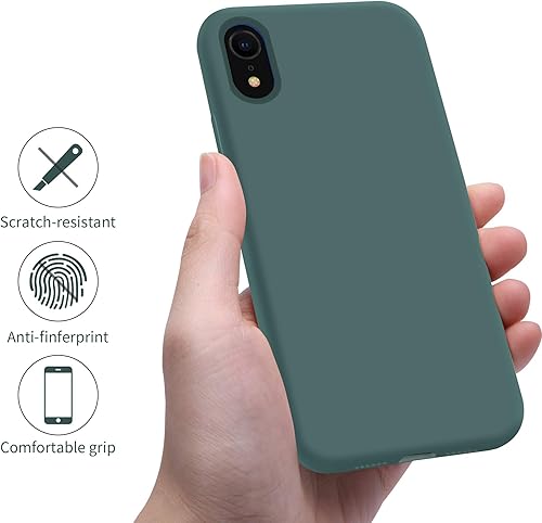 Miniatura 5 de OTOFLY Funda para iPhone XR, Protección contra Caídas de Grado Militar, Funda Protectora con Parachoques de Cuerpo Completo de Goma de Silicona