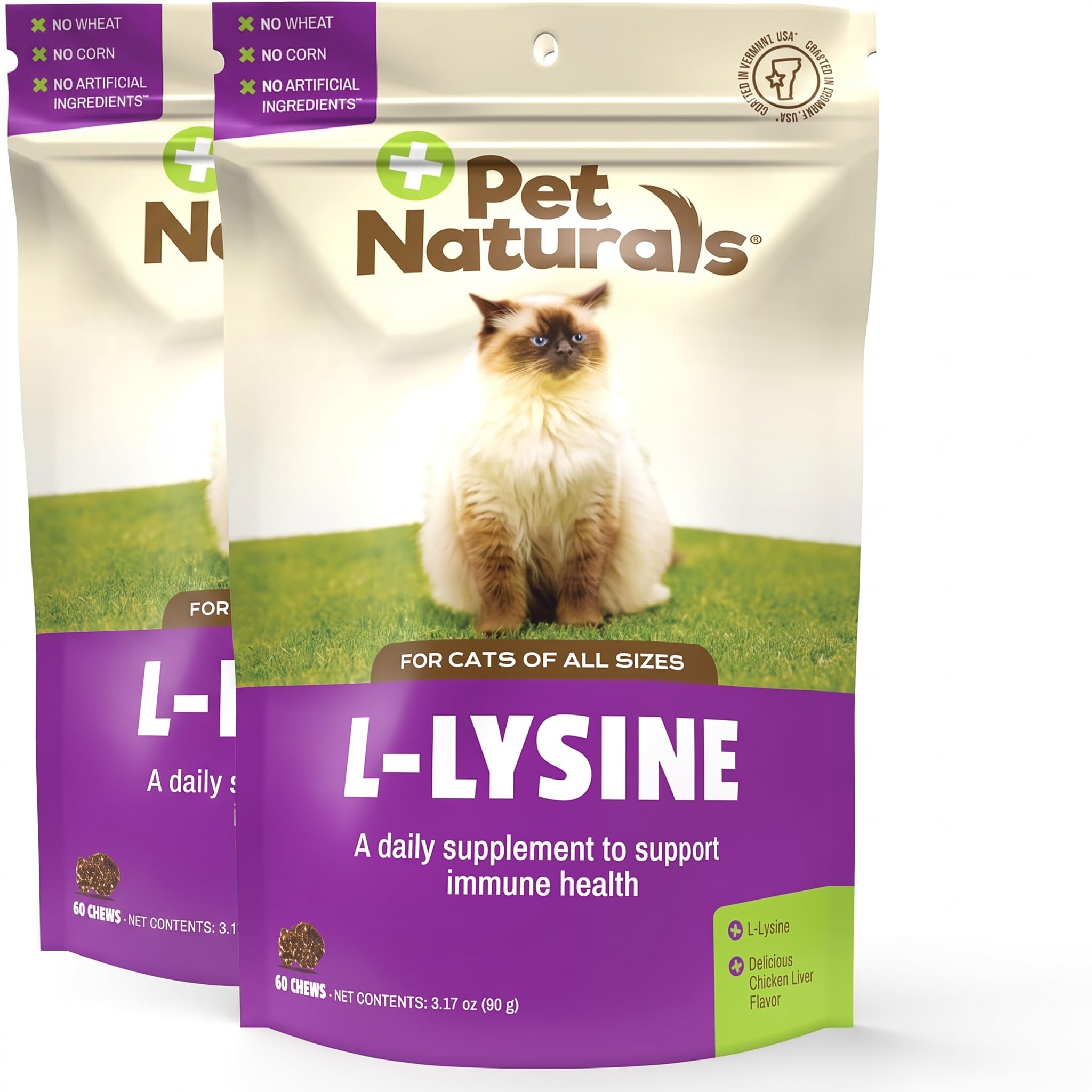 Pet Naturals Lysine Chews for Cats, Chicken Flavor, 60 Count — Amazon image 5
