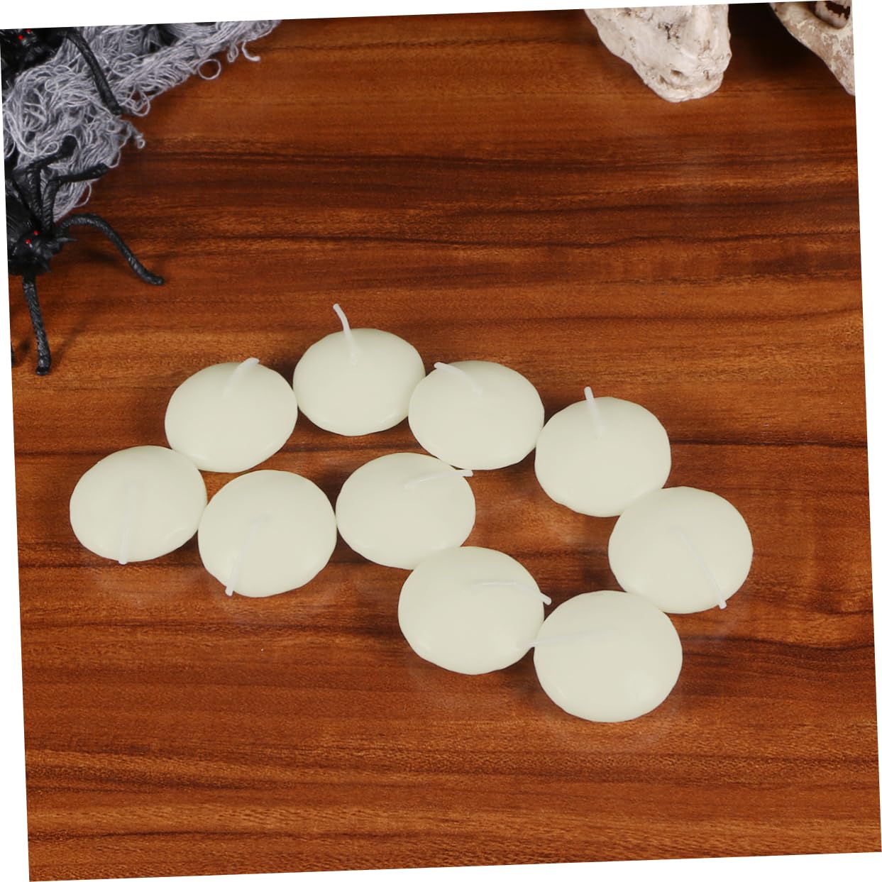 50piezas Velas Flotantes Decorativas Para Bodas y Eventos De Cera Duración De Horas Para Centros De Mesa y Ambientación Romántica
