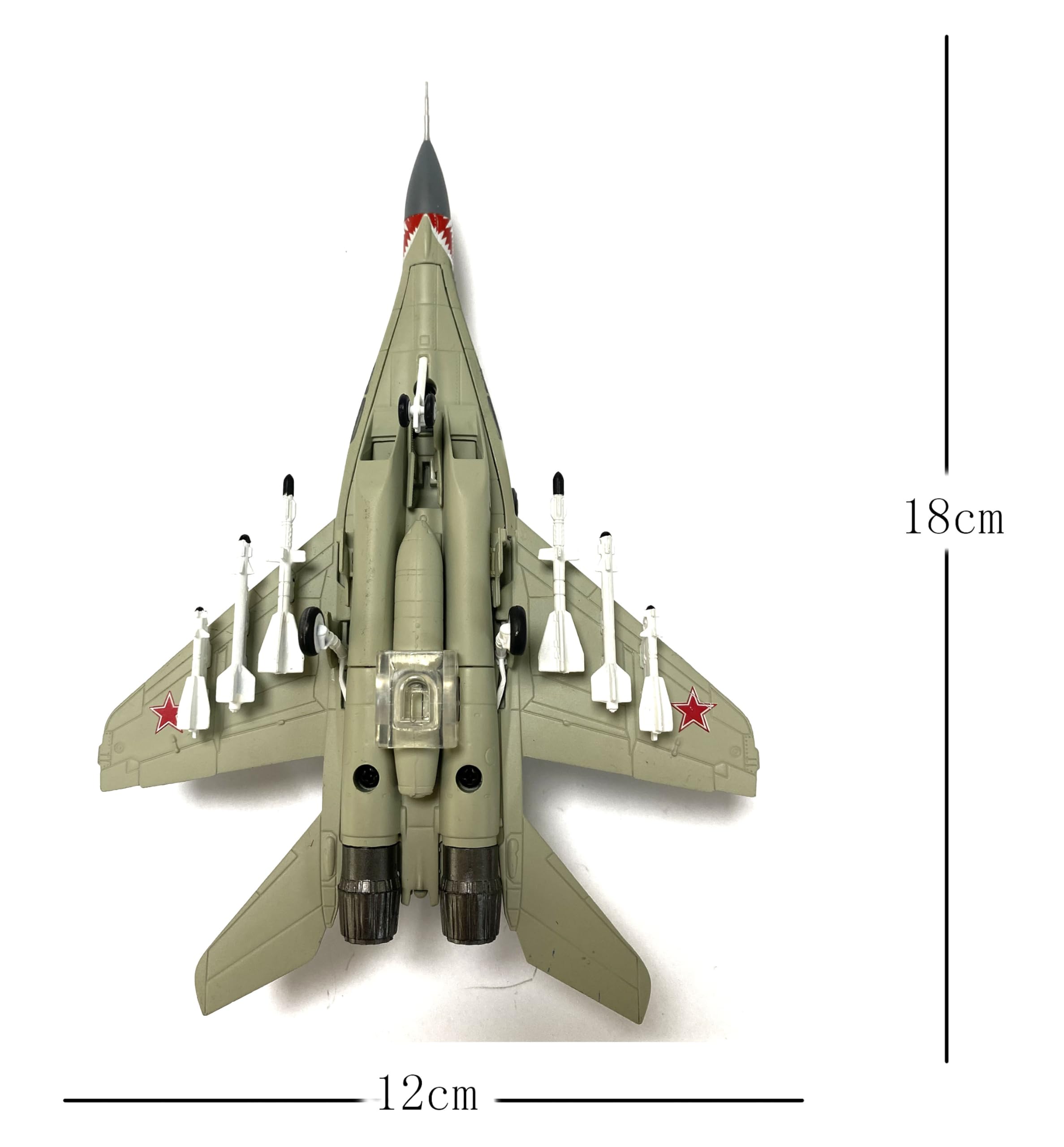 Amazon.co.jp: wltk MiG- 29 1/100 ダイキャスト航空機モデル (MiG-29