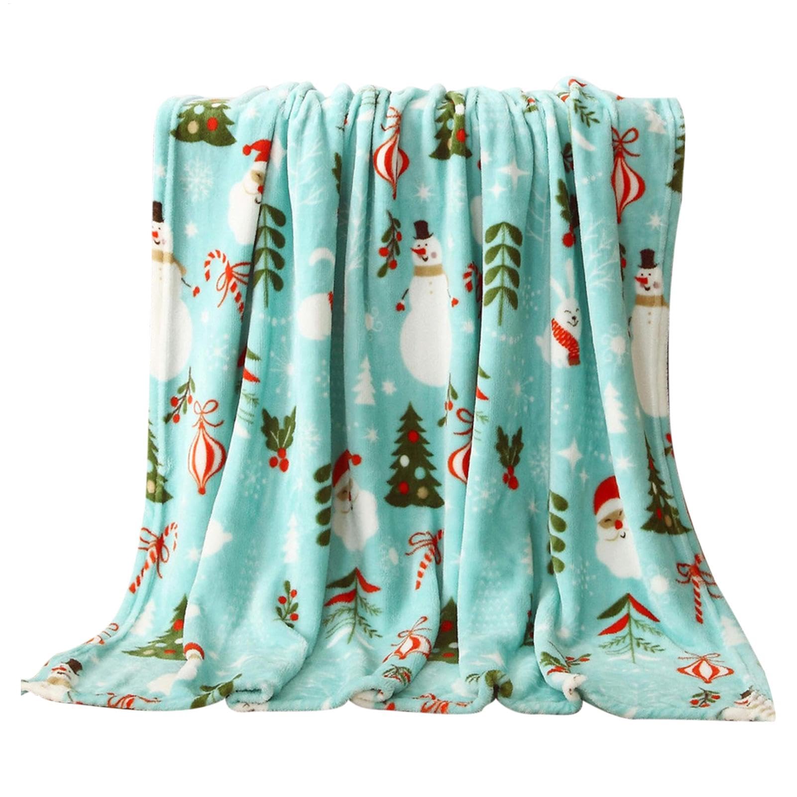 Couverture de Noël mignonne pour soirées cocooning au salon