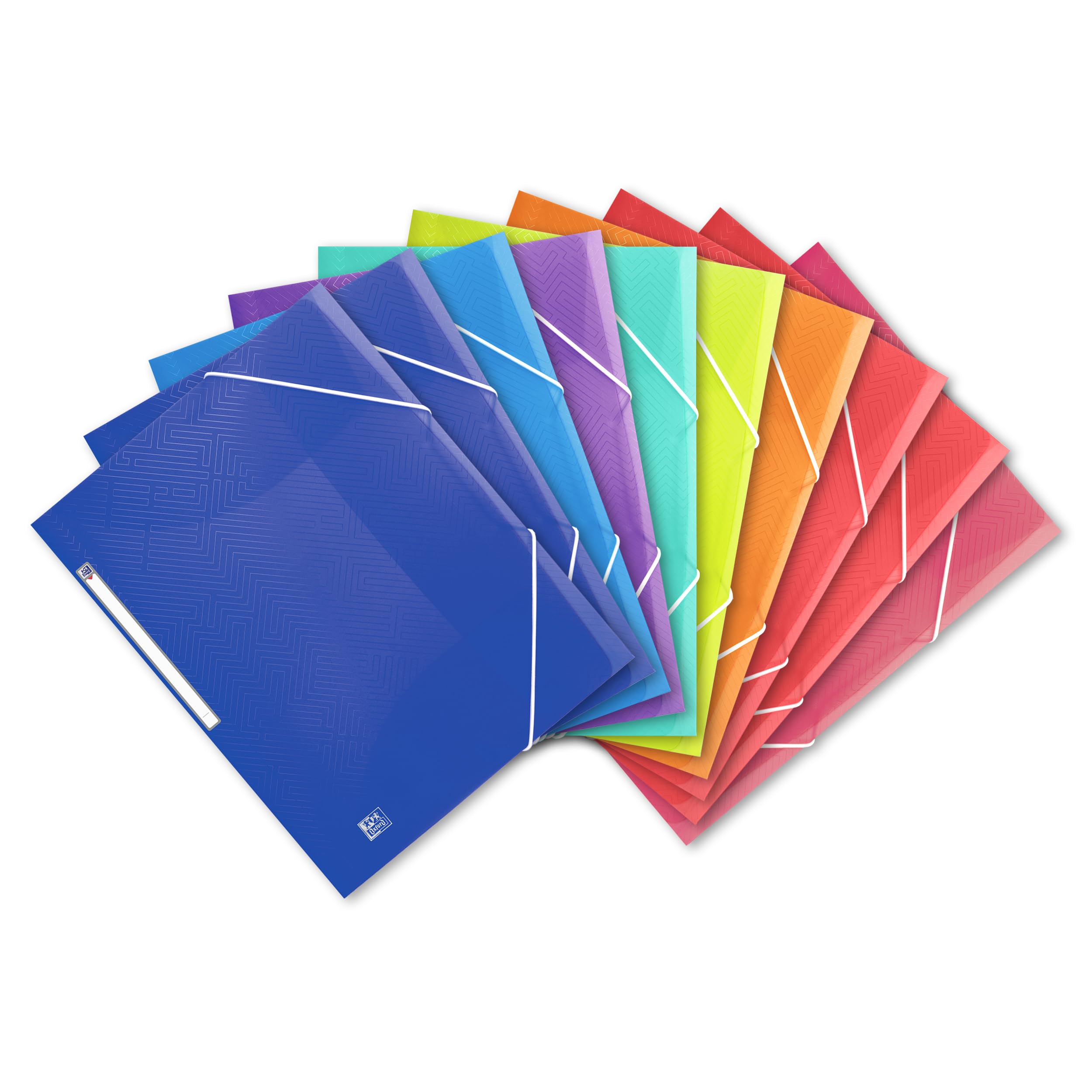 Carpeta Oxford Urban De solapa Multicolor A4 10 Piezas