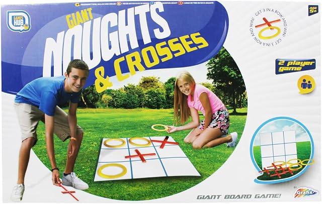 Grafix Giant Noughts And Crosses Outdoor Garden Game