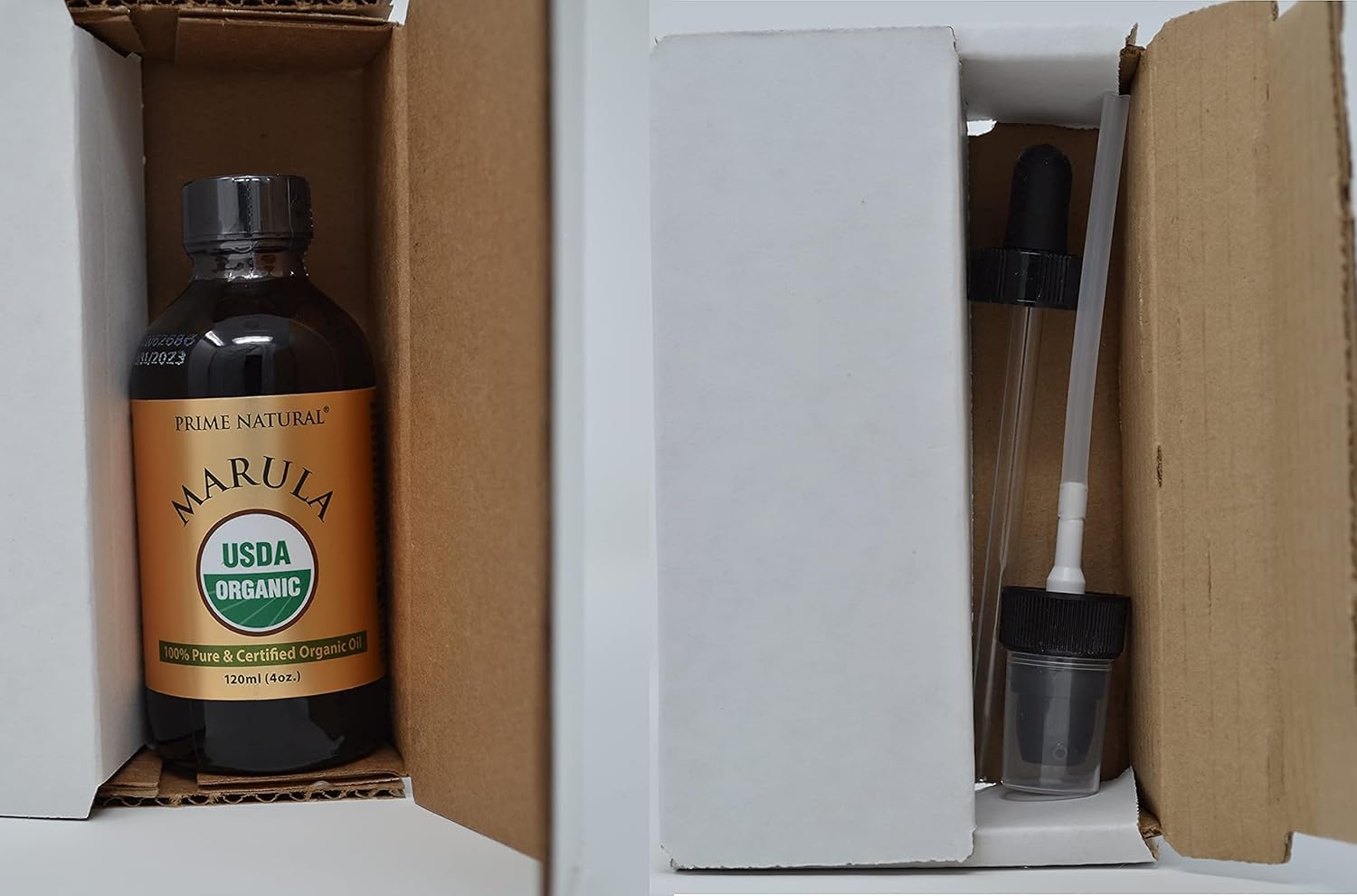 PRIME NATURAL Organic Marula Oil 4oz/120ml - USDA Certified - Cold Pressed, Unrefined, Virgin - 100% Pure, Natural, Vegan, Best for Face, Body, Hair, Nails, Skin Care - Image 5