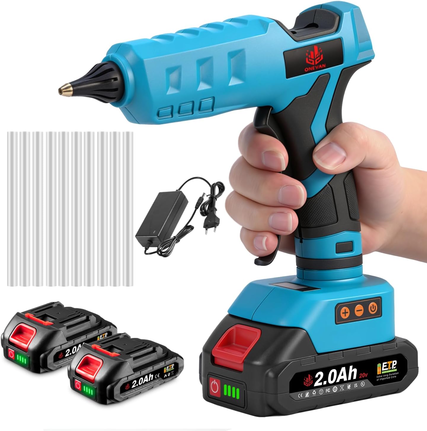 ONEVAN, 2 batteries, écran