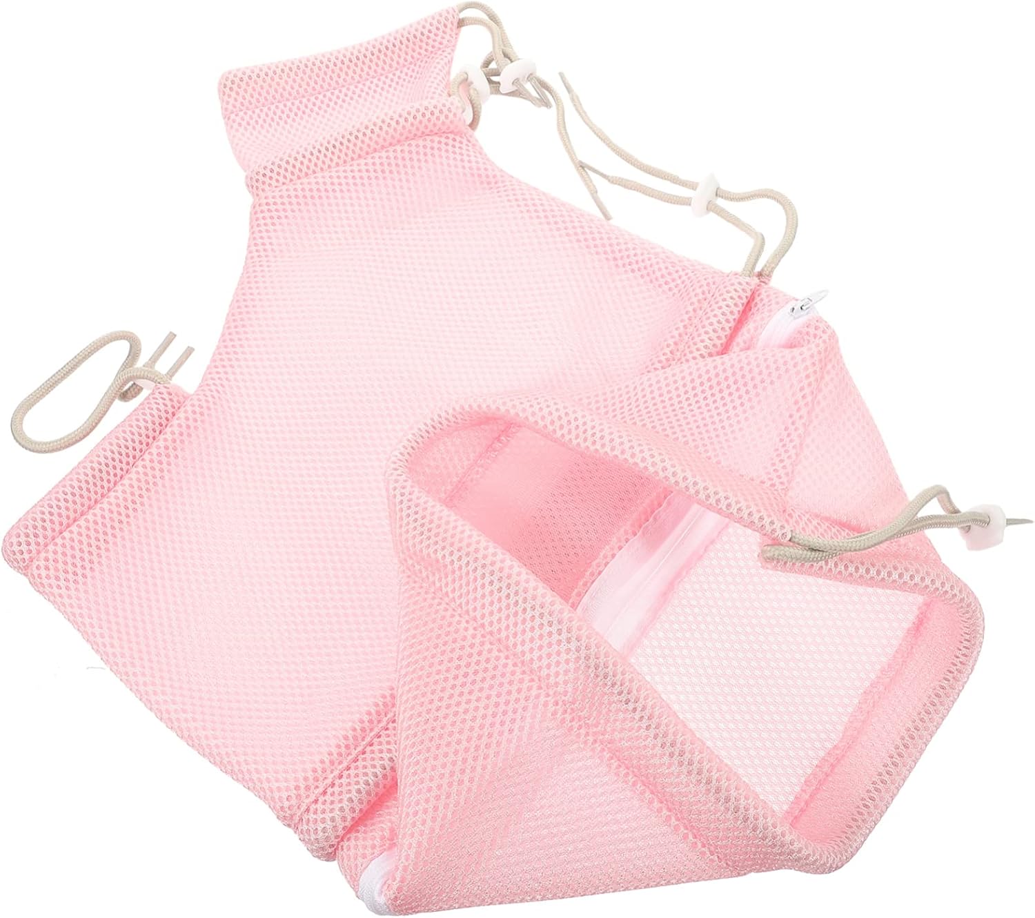 Ipetboom 3pcs Cat Bathing Bag Adjustable Scratch-Resistant Mesh Grooming Bag for Cats Lightweight and Breathable for Travel and Outdoor Use