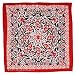 Sunshine Joy Grateful Dead Dancing Bear Mandala Bandana Red