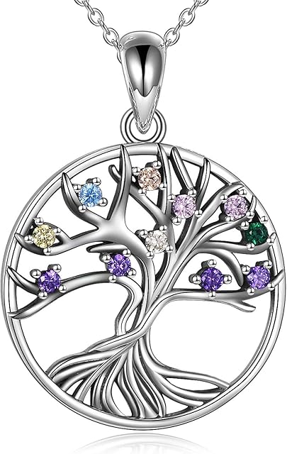Tree of Life Necklaces Sterling Silver Jewelry for Women Men