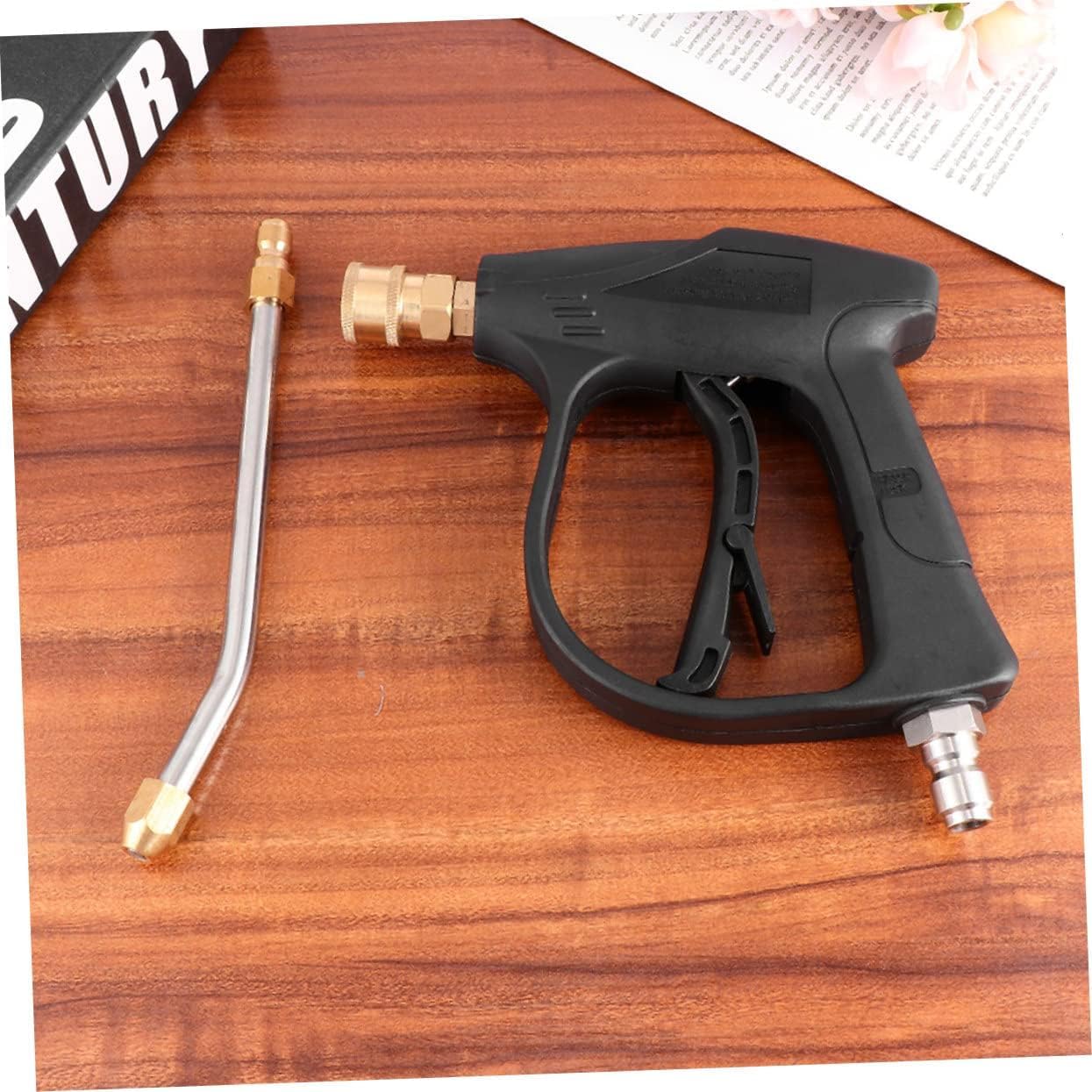 Pistolet de pulvérisation for tuyau d'arrosage, 1 buse à gâchette avant nominale, buse d'eau de jardinage, nettoyeur haute pression, tuyau de machine à laver, pulvérisateur de lavage de voiture, outil