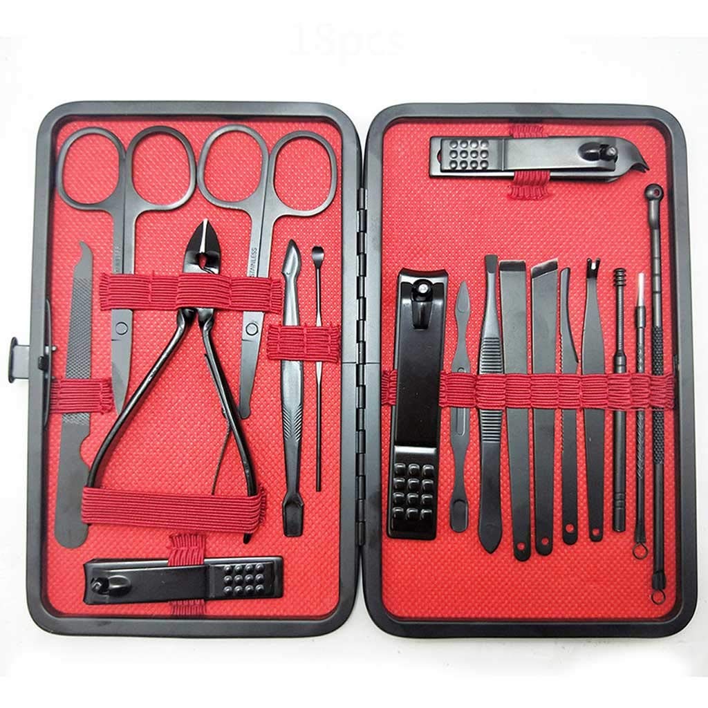 Manicure Nail Clipper Cutter Set Household Stainless Steel Ear Spoon Nail Clippers Manicure Tool Pedicure Nail Scissors