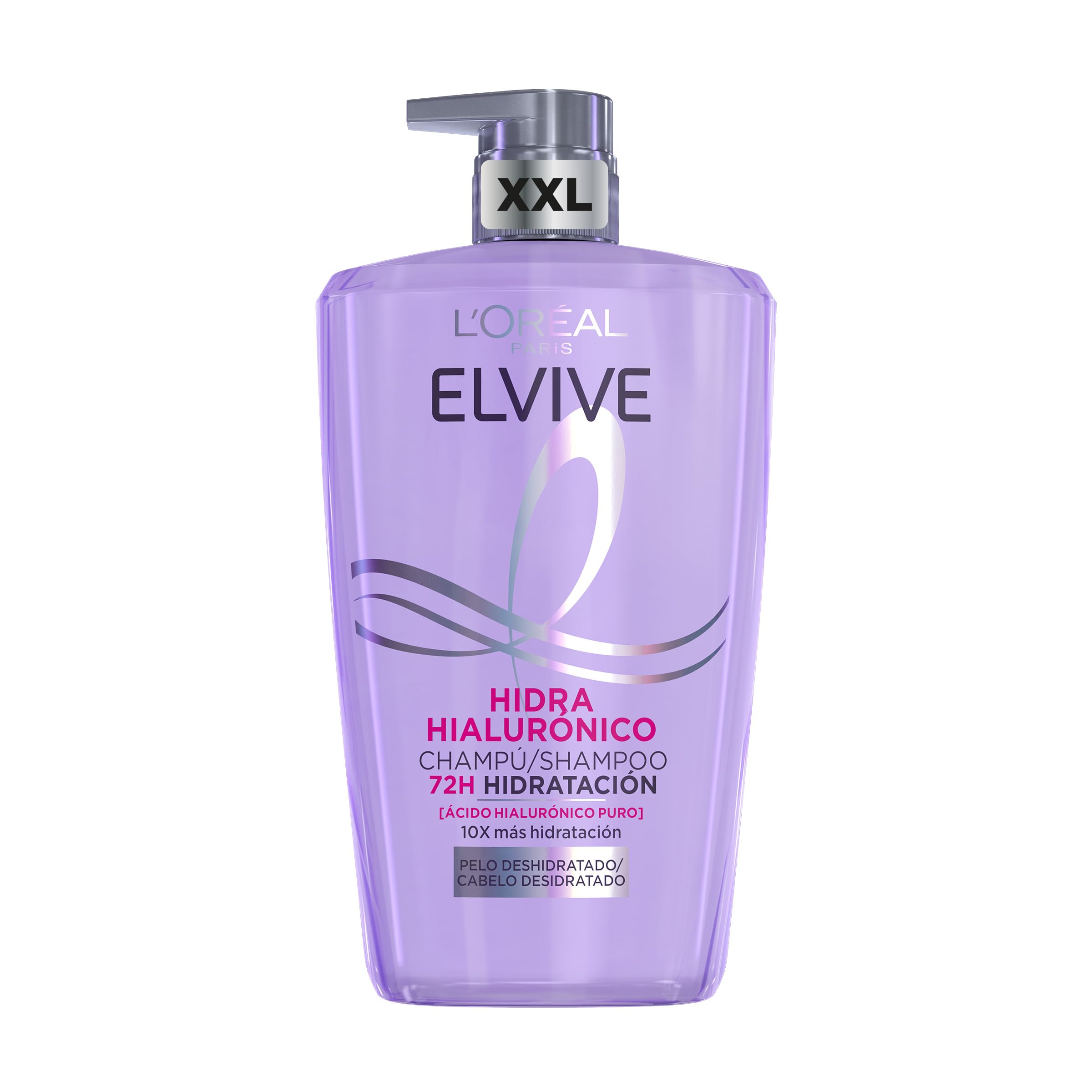 L'Oréal Paris Elvive Hidra Hialurónico Champú 72h de Hidratación 1L