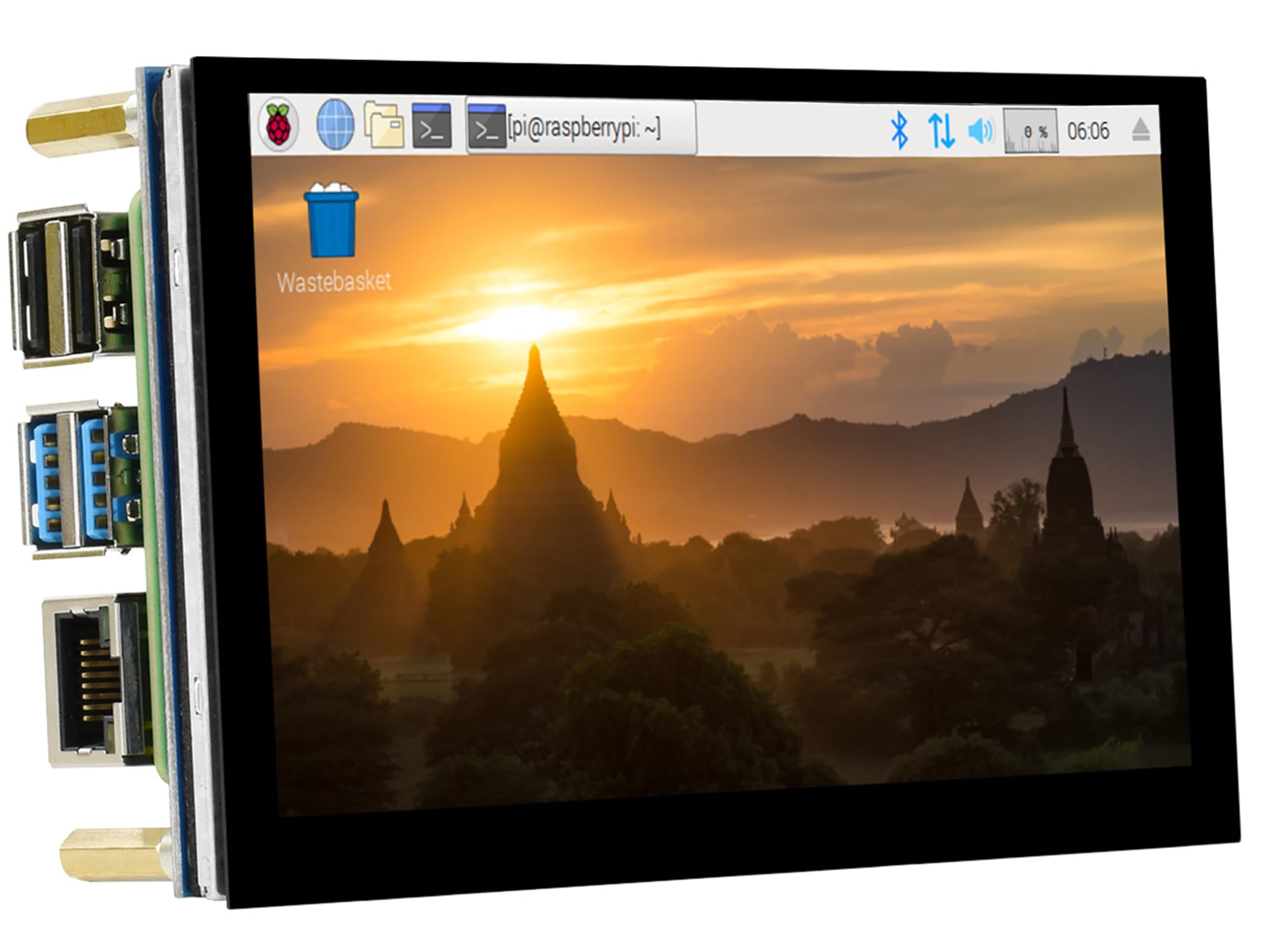 waveshare 5inch DSI LCD Capacitive Touch Display for Raspberry Pi 4B/3B+/3A+/3B/2B/B+/A+/ CM 3/3+, 800×480 TFT Screen LCD, Refresh Rate up to 60Hz. Support Ubuntu/Kali, Win 10 IoT