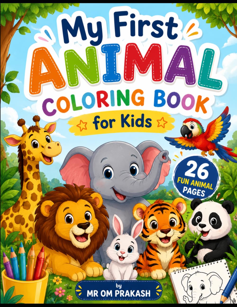 My First Animal Coloring Book for Kids | 26 Fun Animal Pages